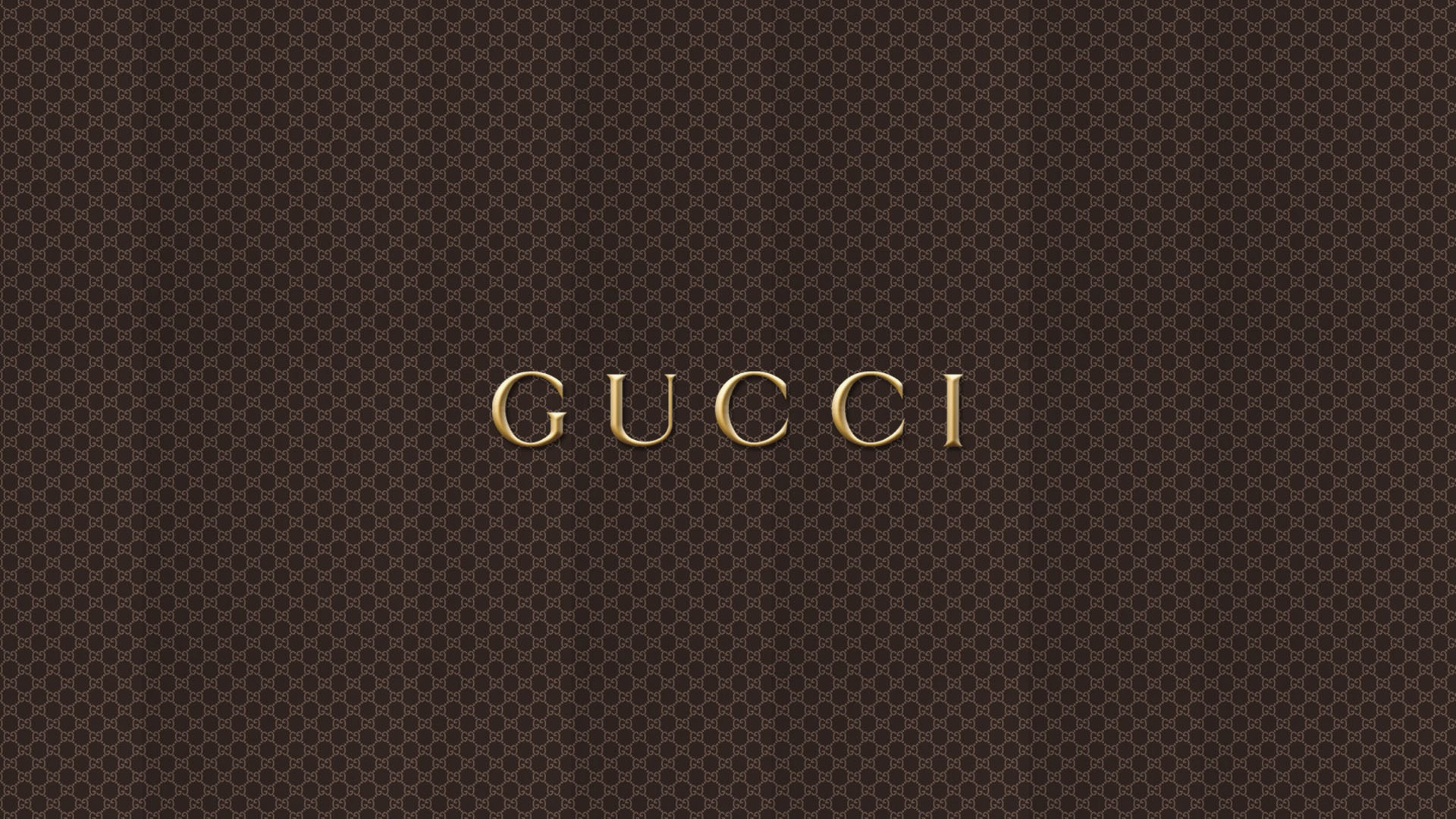 Gucci, Logo, Texte, Brown, Conception. Wallpaper in 1920x1080 Resolution