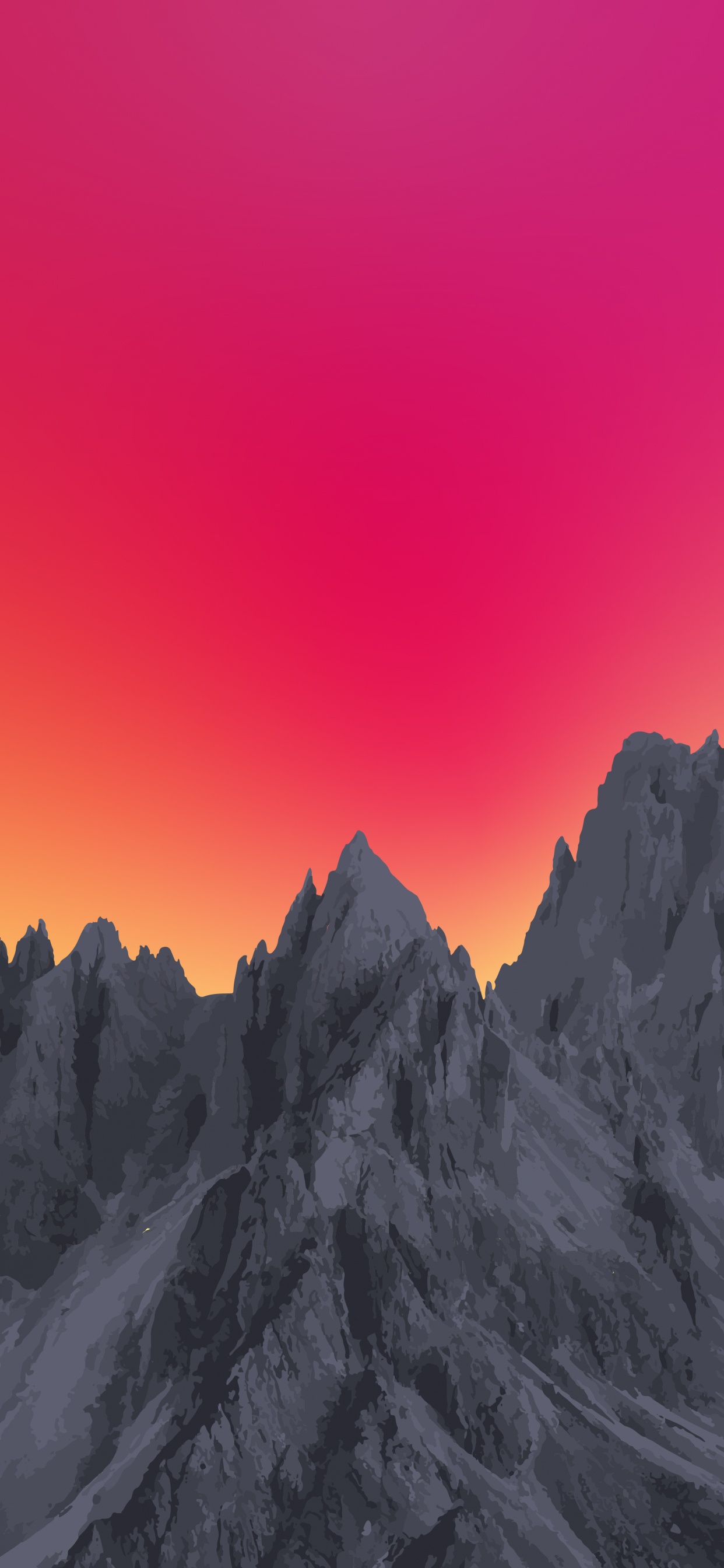 Atmosphère, Afterglow, Paysage Naturel, Pente. Wallpaper in 1242x2688 Resolution