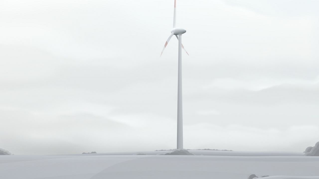 Download 1280x720 Wallpaper White Wind Turbine on Gray Sand Under White Cloudy Sky During Daytime White Wind Turbine on Gray Sand Under White Cloudy Sky During Daytime. Wallpaper in 1280x720 Resolution