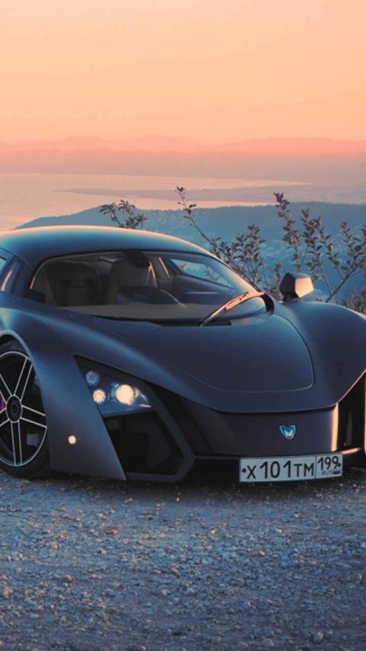 Black Porsche 911 on Brown Field During Daytime. Wallpaper in 720x1280 Resolution