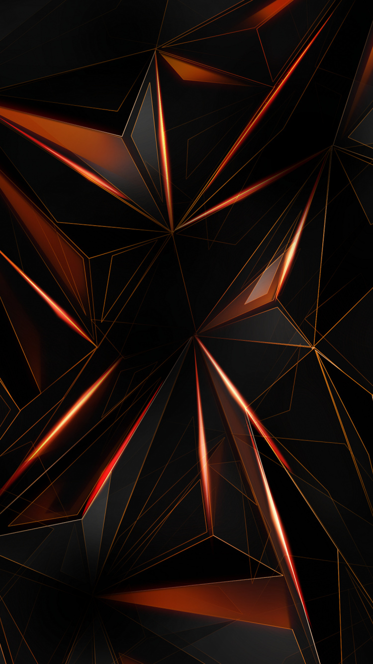 Licht, Dreieck, Kunst, Symmetrie, Muster. Wallpaper in 750x1334 Resolution