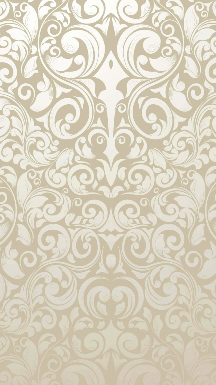 Textil Floral Blanco y Negro. Wallpaper in 750x1334 Resolution