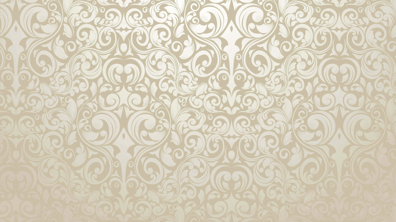 Weißes Und Schwarzes Florales Textil. Wallpaper in 1366x768 Resolution