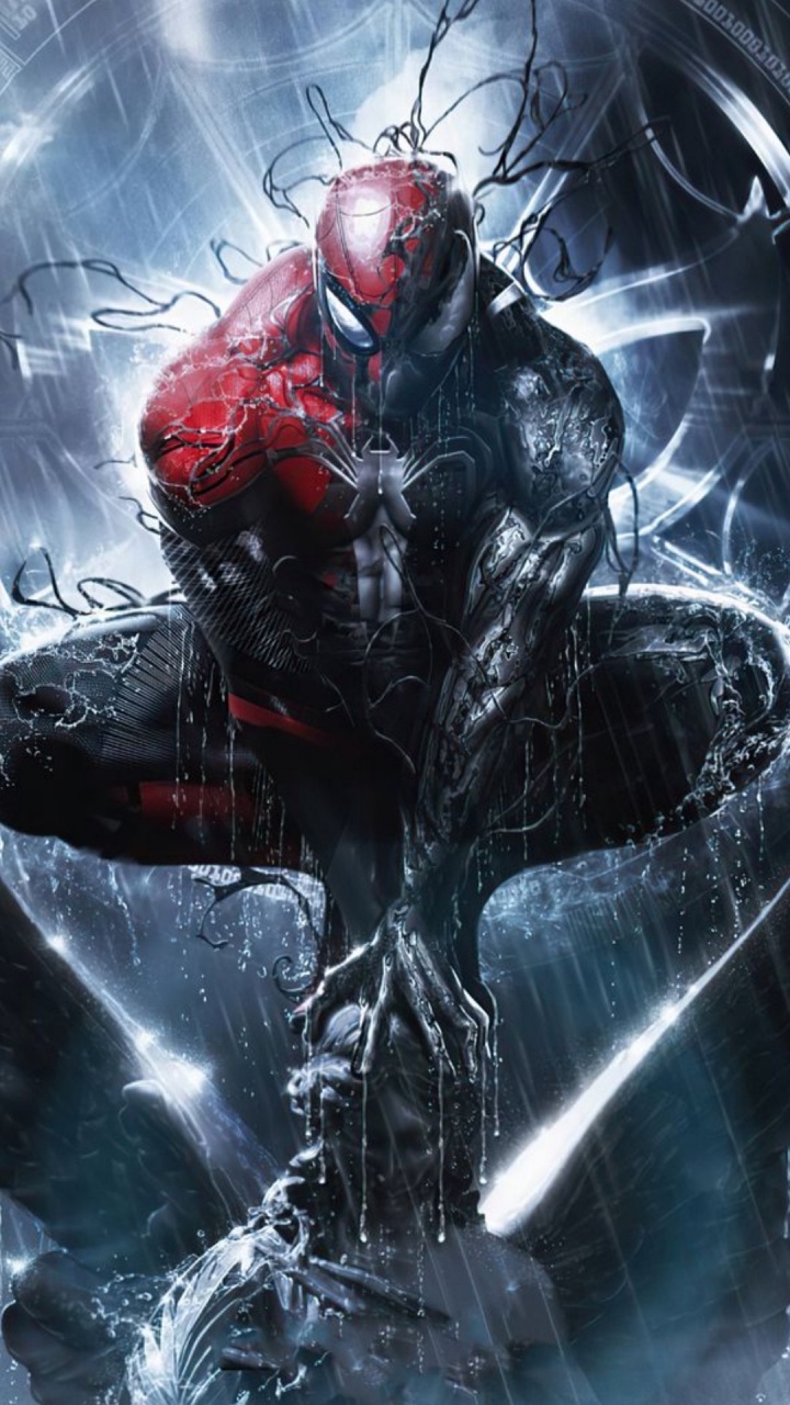 Gift, Spiderman-Homerun, Spider-man, Symbiont, Marvel. Wallpaper in 720x1280 Resolution