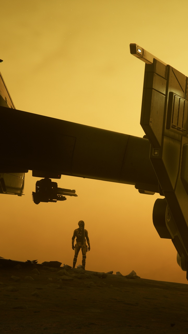 Game, Star Citizen, Airplane, Aviation, Aircraft. Wallpaper in 720x1280 Resolution