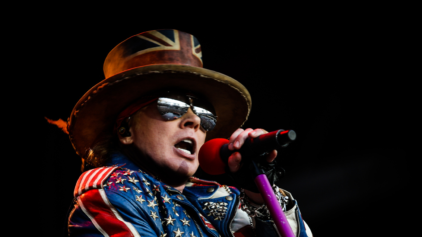 No en Esta Vida Gira, Guns N Roses, Sica, el Artista de Música, Rendimiento. Wallpaper in 1366x768 Resolution