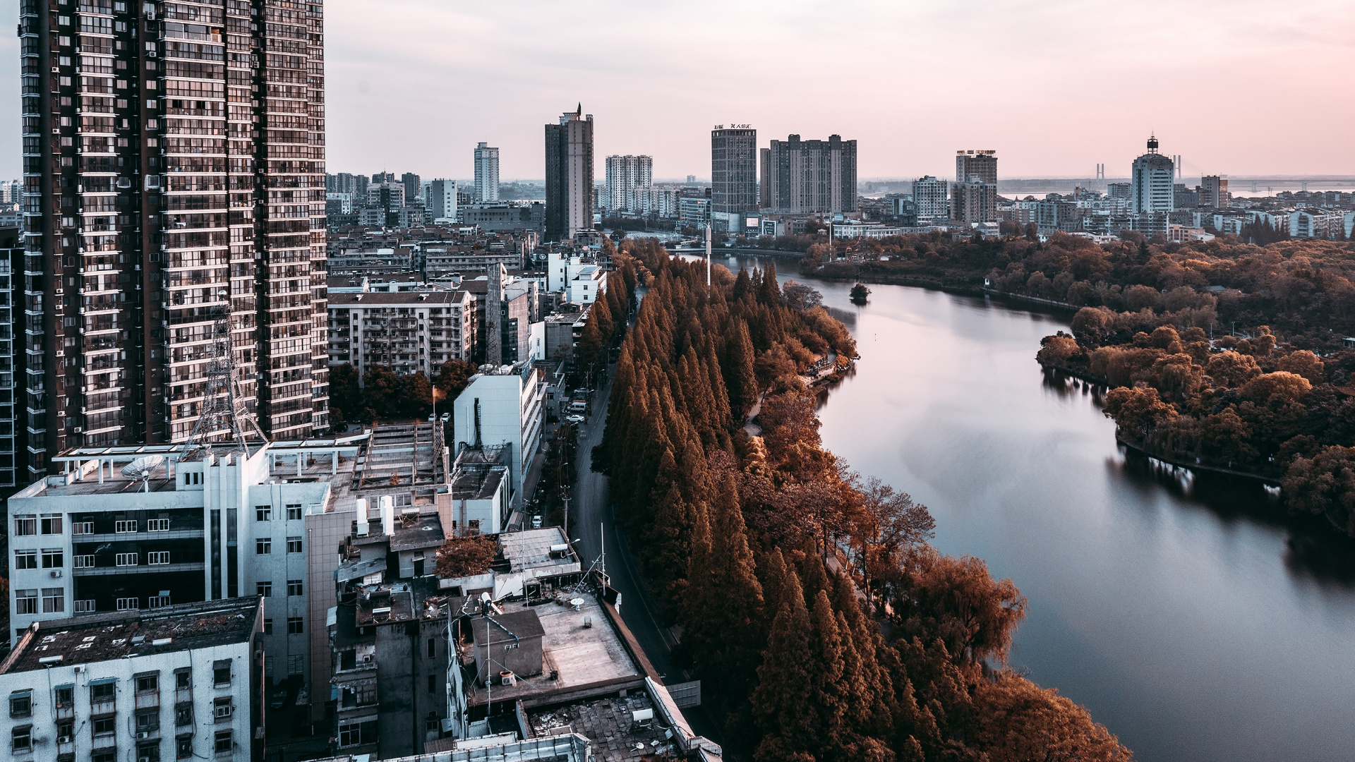 城市景观, 城市, 大都会, 天际线, 公寓 壁纸 1920x1080 允许