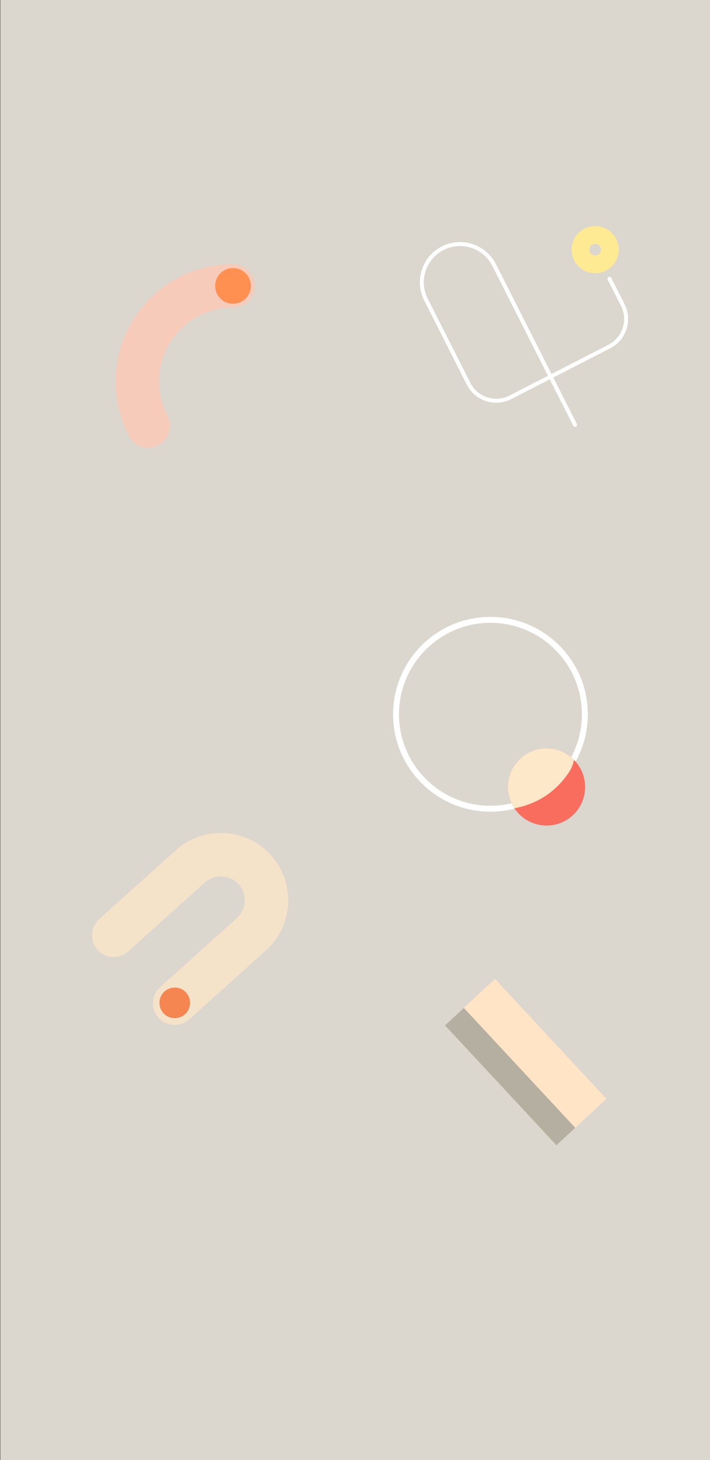 Android, Google, Google Pixel 4, Naranja, Diseño. Wallpaper in 1440x2960 Resolution