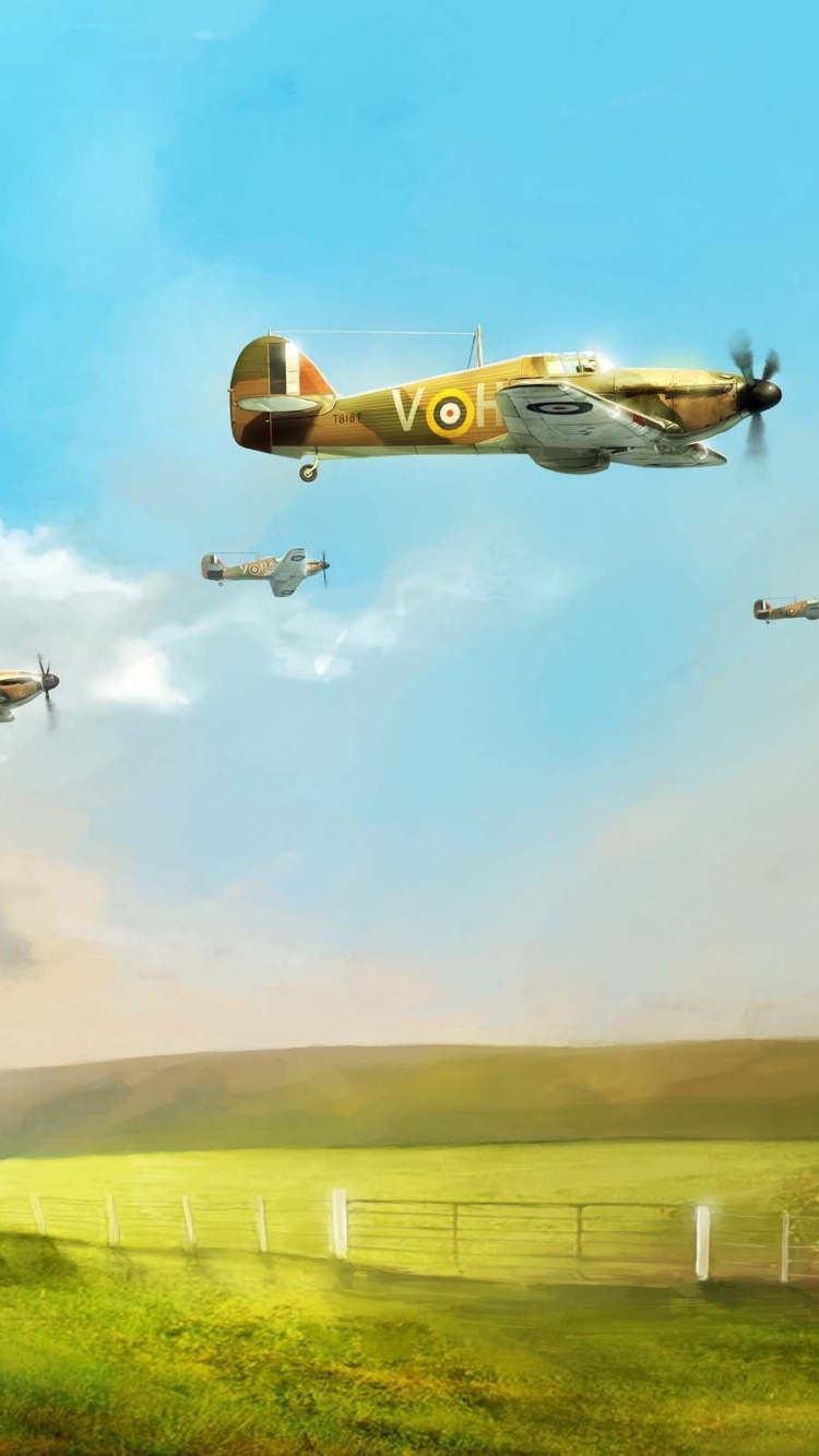 White and Black Plane Flying Over Green Grass Field During Daytime. Wallpaper in 750x1334 Resolution