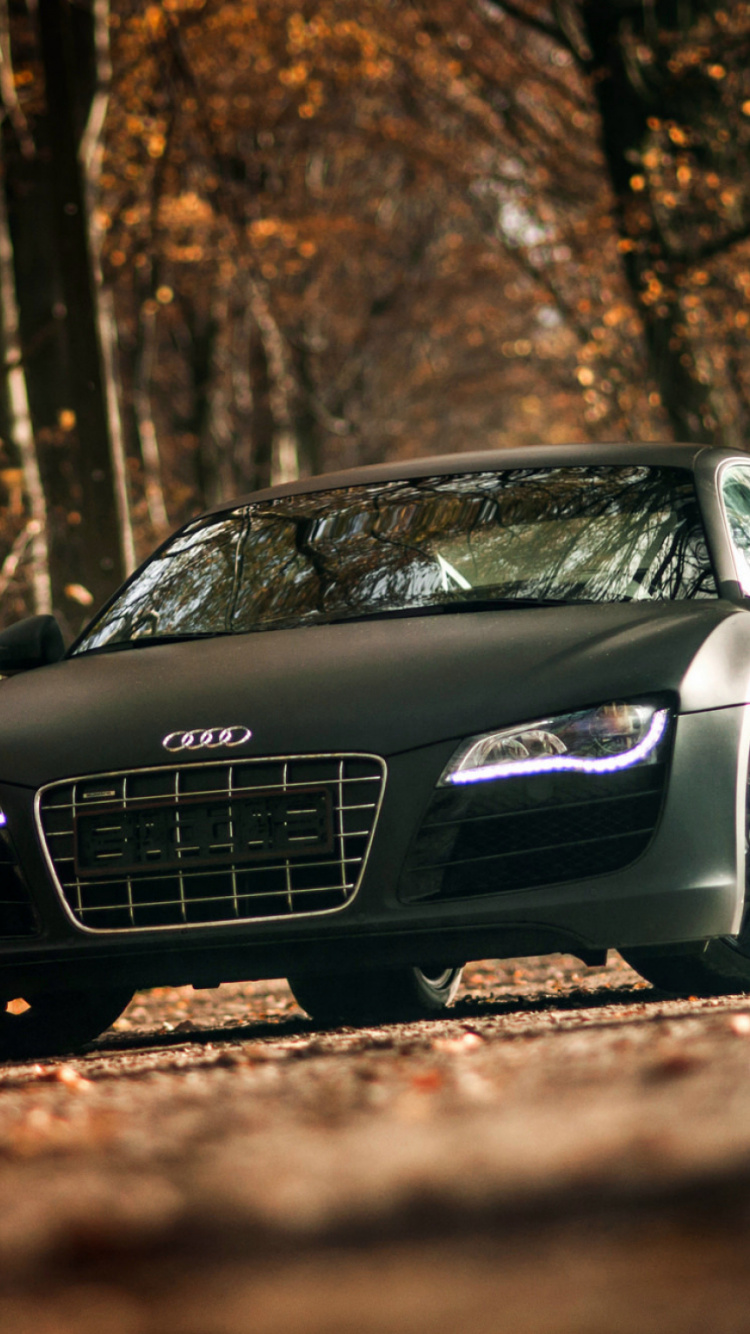 Black Mercedes Benz Coupe on Forest During Daytime. Wallpaper in 750x1334 Resolution