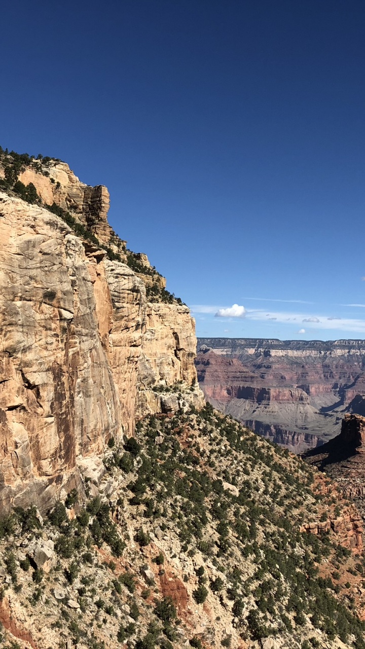 Grand Canyon National Park, Mountainous Landforms, Outcrop, Rock, Bedrock. Wallpaper in 720x1280 Resolution