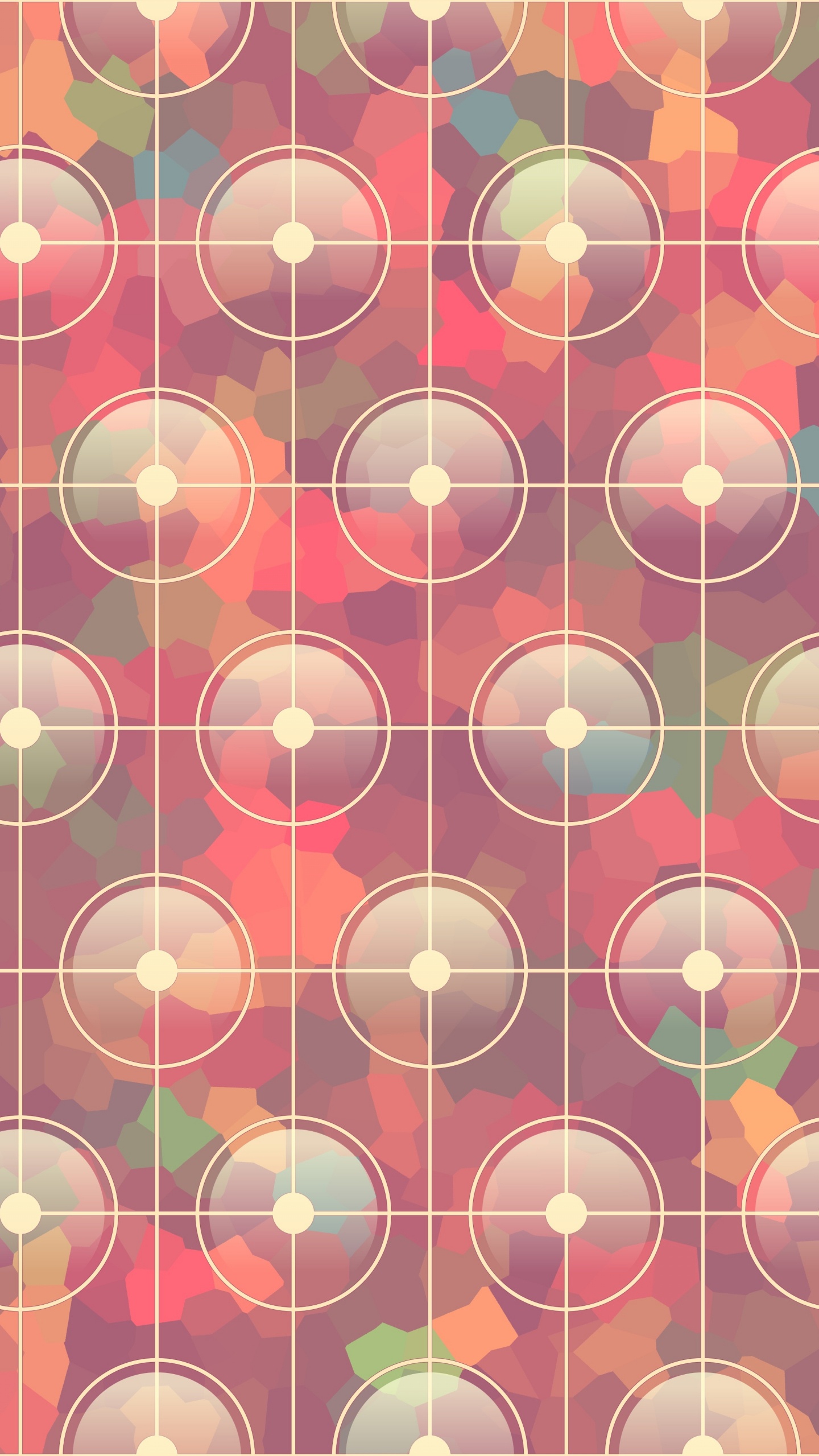 磁盘, 圆圈, 橙色, 红色的, 光 壁纸 1440x2560 允许