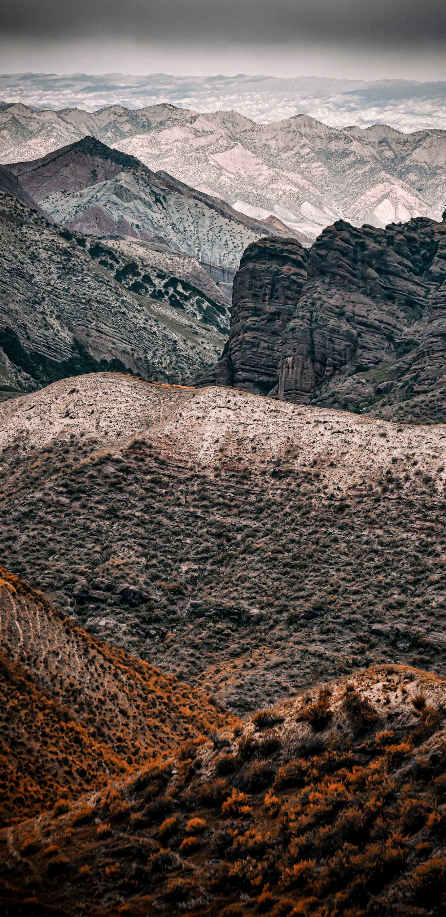 Cloud, Mountain, Ecoregion, Natural Landscape, Natural Environment. Wallpaper in 1440x2960 Resolution