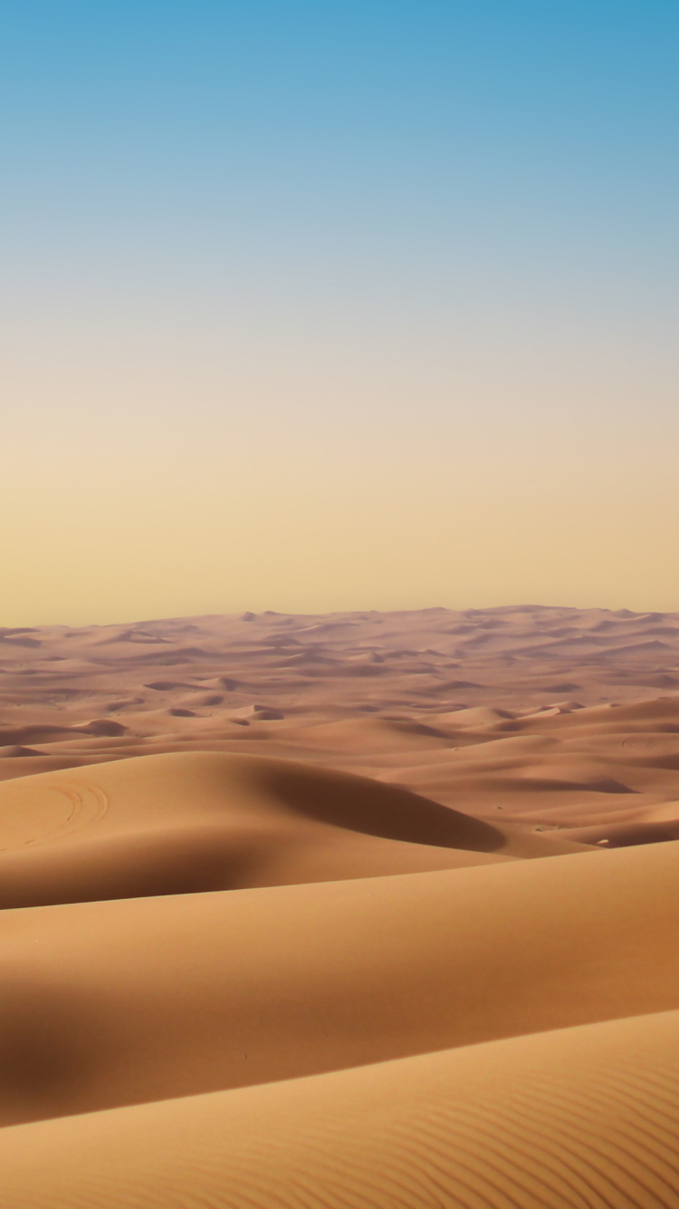 Erg, Singing Sand, Atmosphere, Sunlight, Dusk. Wallpaper in 750x1334 Resolution