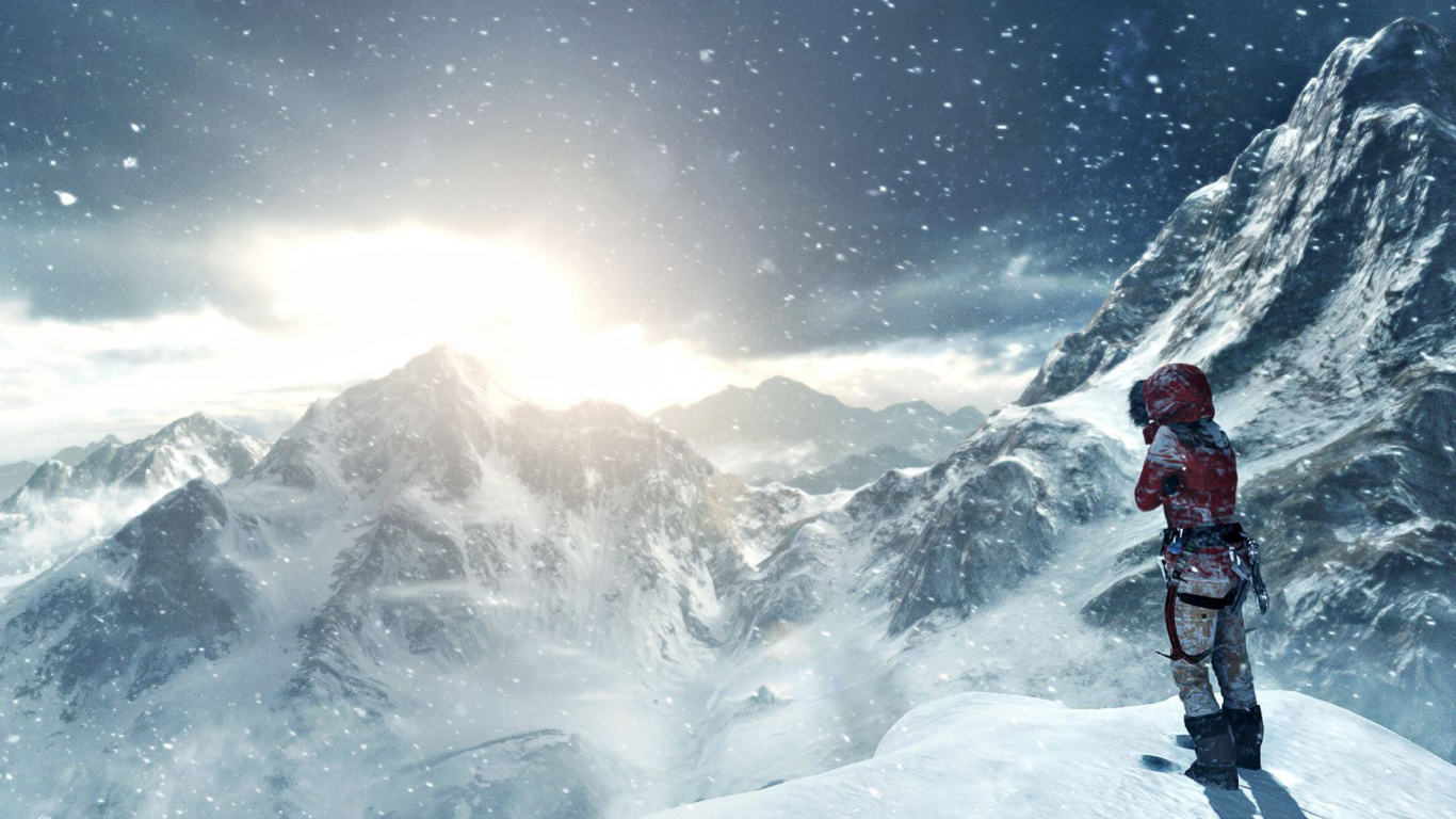 Lieu de Celui de Tomb Raider, Tomb Raider, Lara Croft, Crystal Dynamics, Xbox One. Wallpaper in 1366x768 Resolution