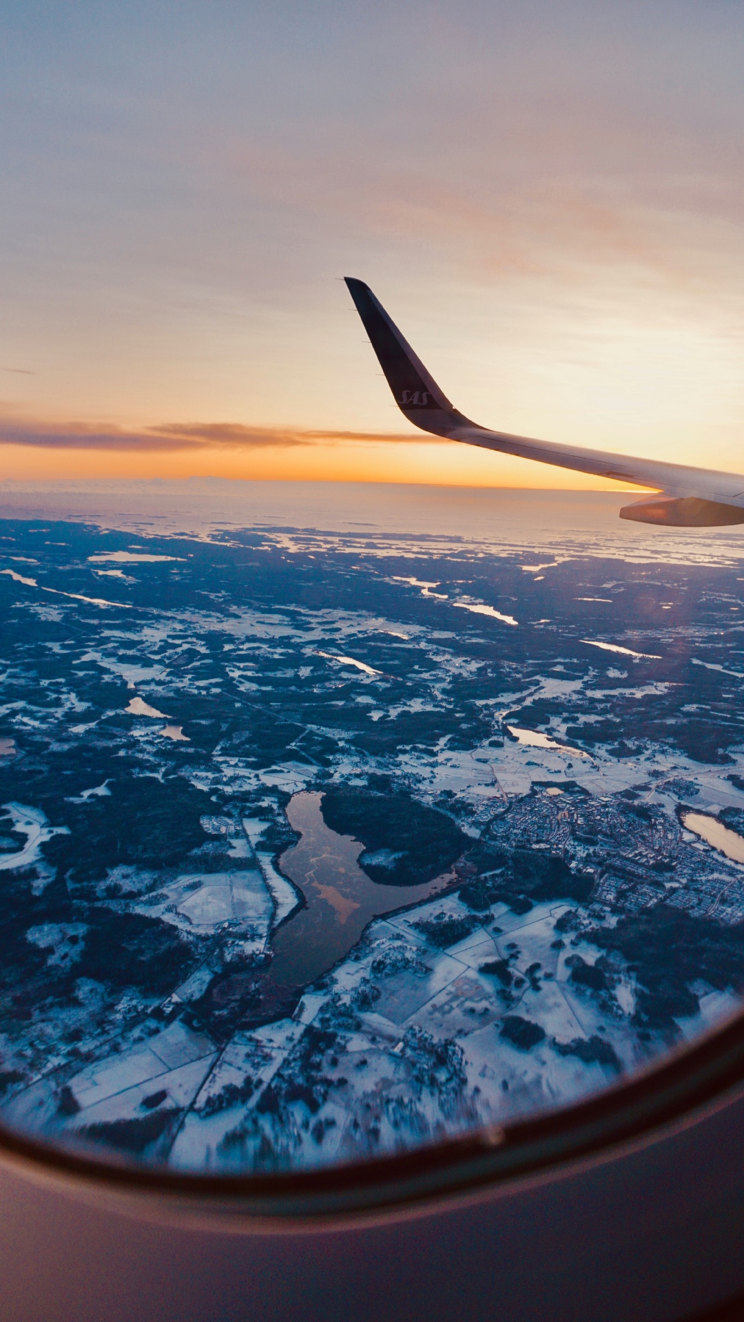 Airplane Wing Over White Clouds During Daytime. Wallpaper in 1080x1920 Resolution