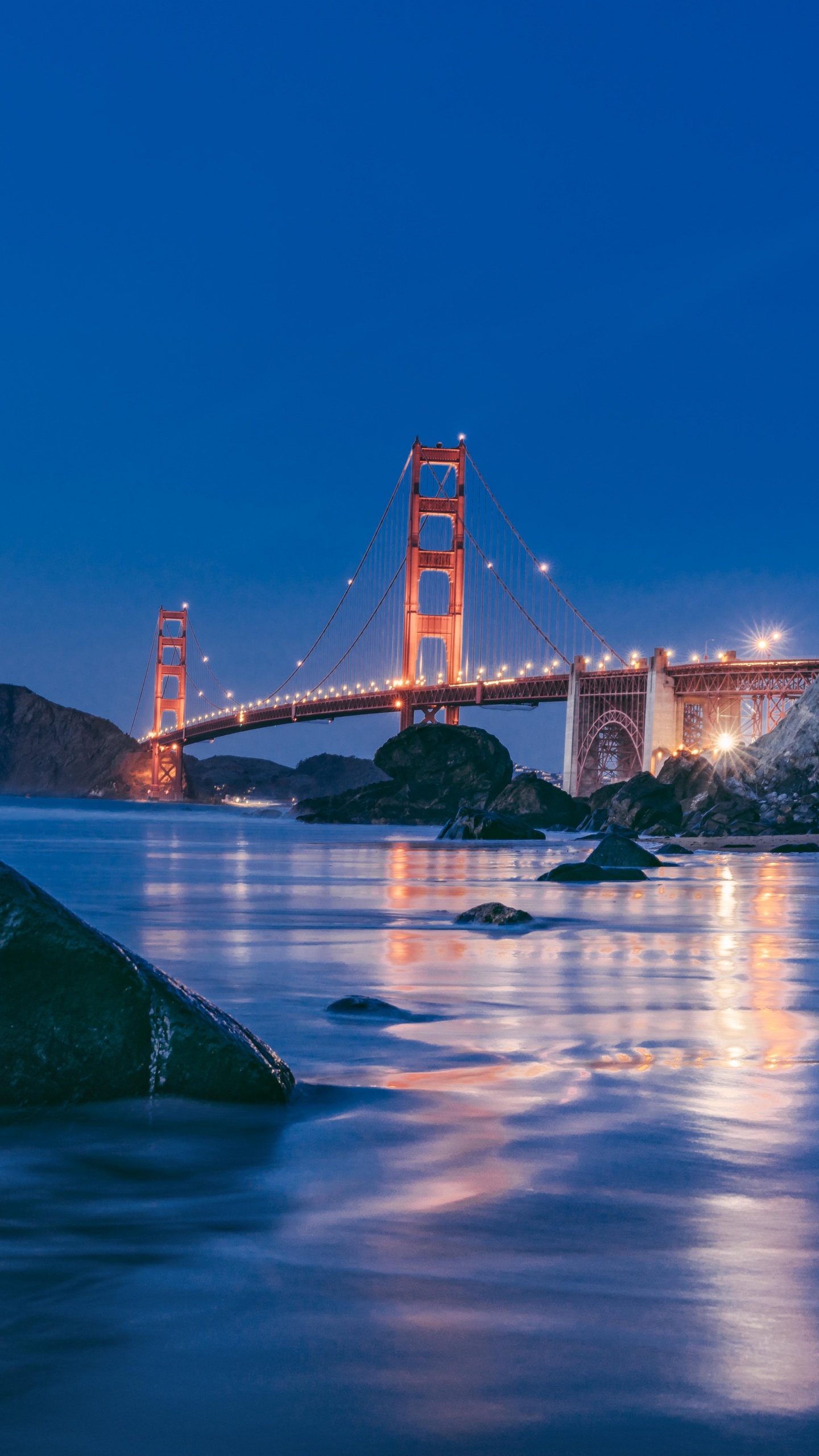Puente Golden Gate San Francisco California. Wallpaper in 1440x2560 Resolution