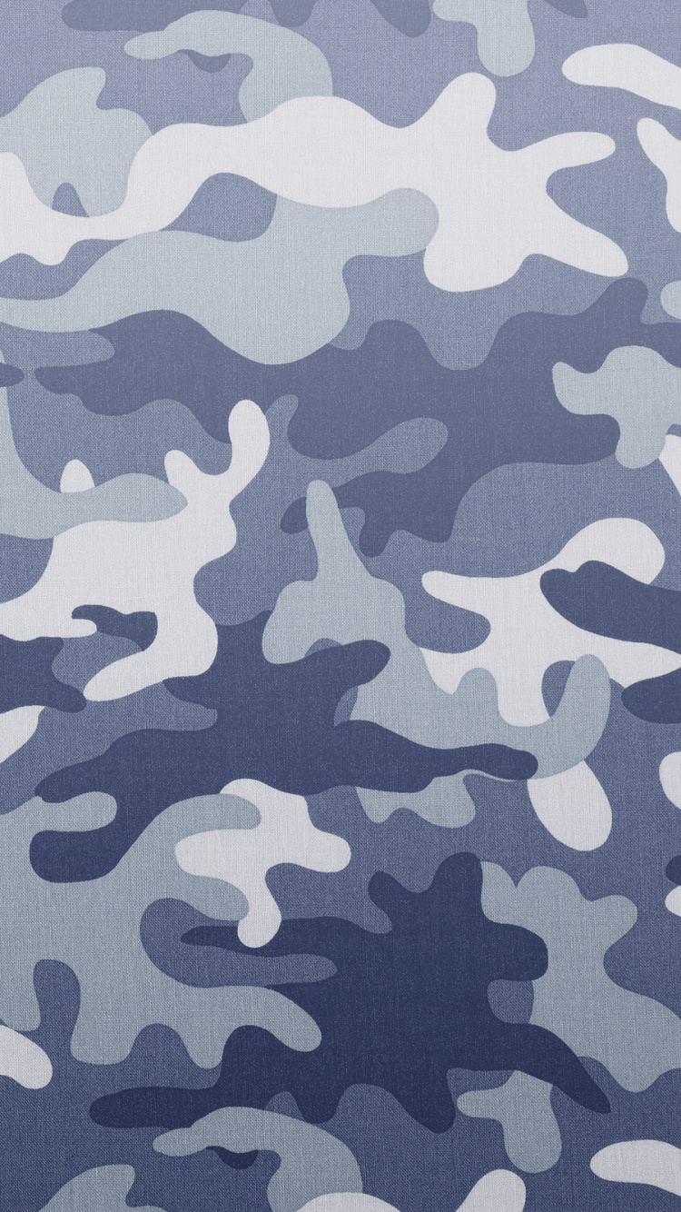 Black and White Camouflage Textile. Wallpaper in 750x1334 Resolution