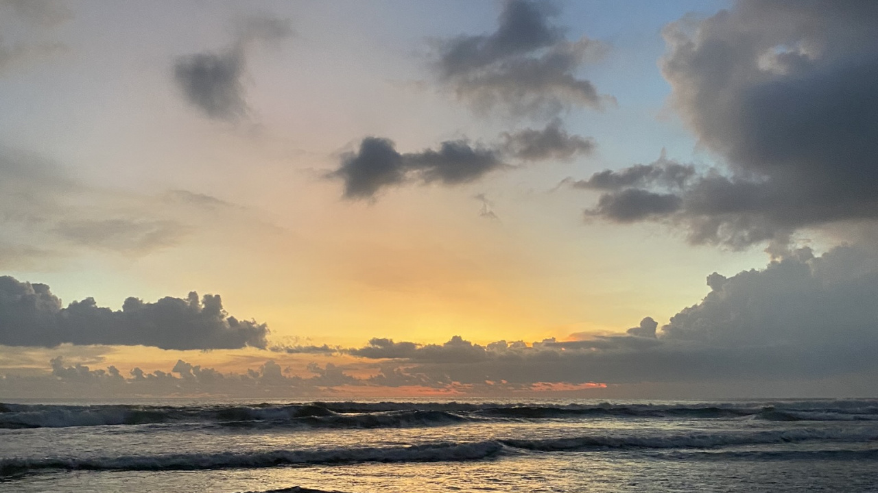 大海, 性质, 流体, 气氛, 日落 壁纸 1280x720 允许