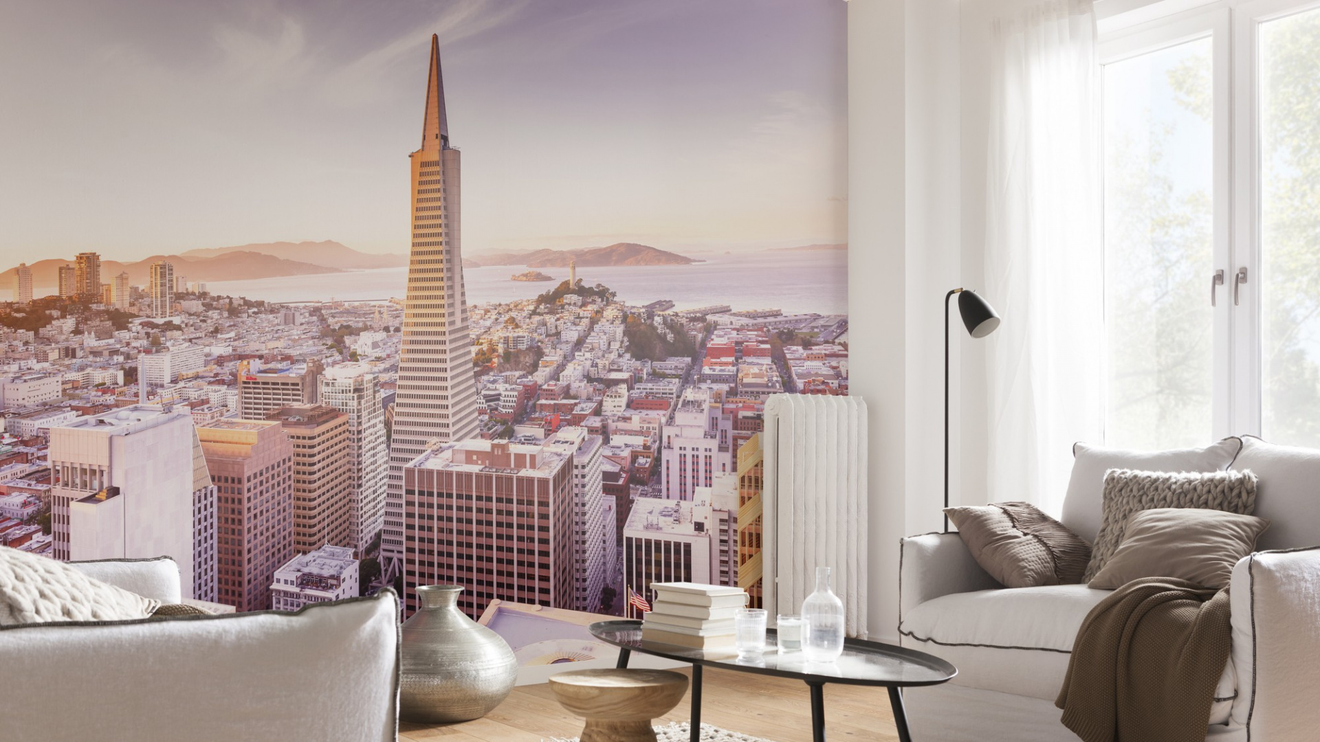 Mesa Redonda Blanca Con Sillas. Wallpaper in 1920x1080 Resolution