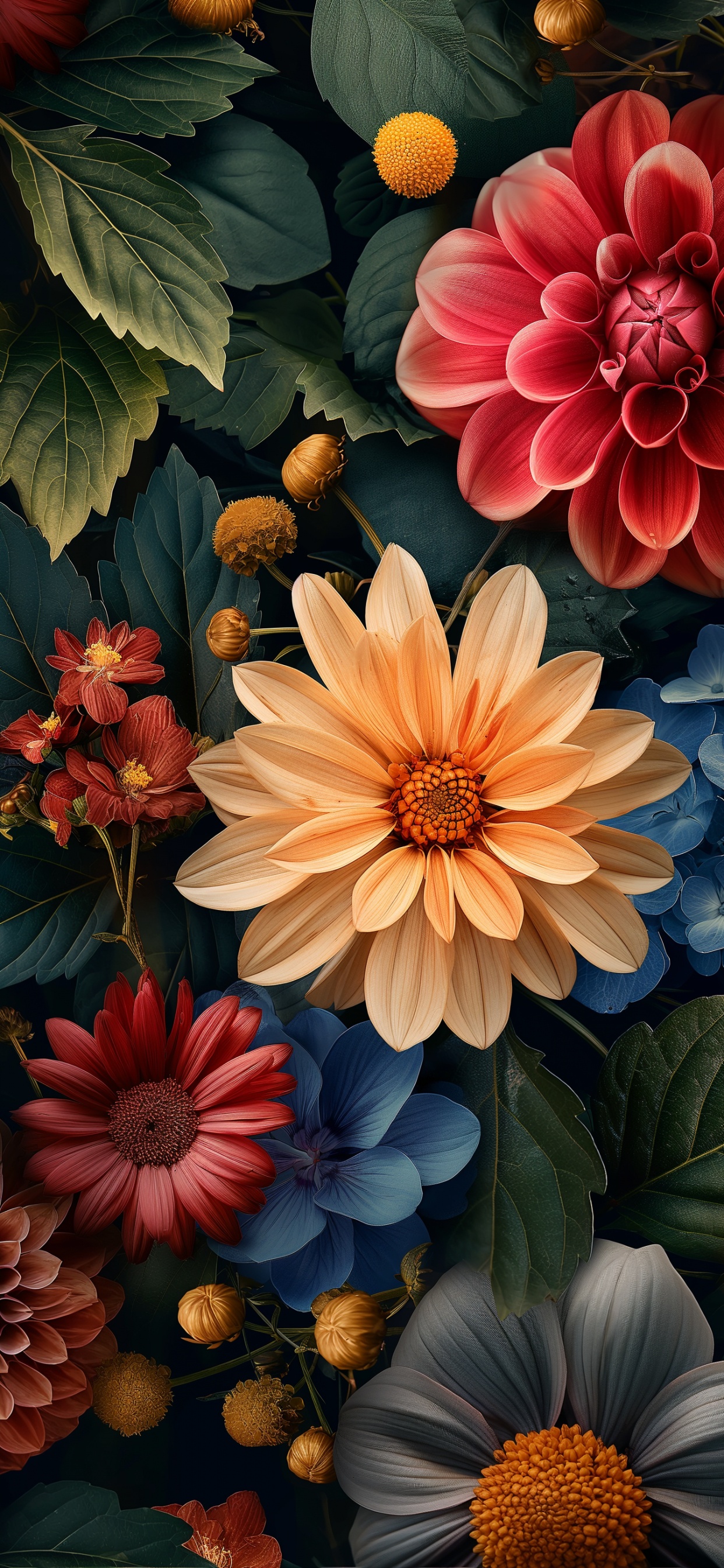 Seerose, Botanik, Blatt, Natur, Blau. Wallpaper in 1242x2688 Resolution