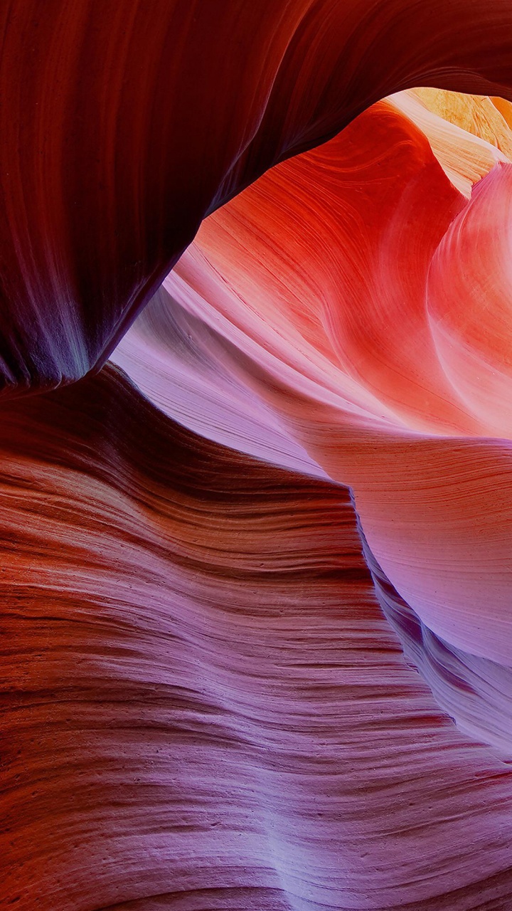 Antelope Canyon, Cañon, Cañón de Ranura, Barranca, la Curva de la Herradura. Wallpaper in 720x1280 Resolution