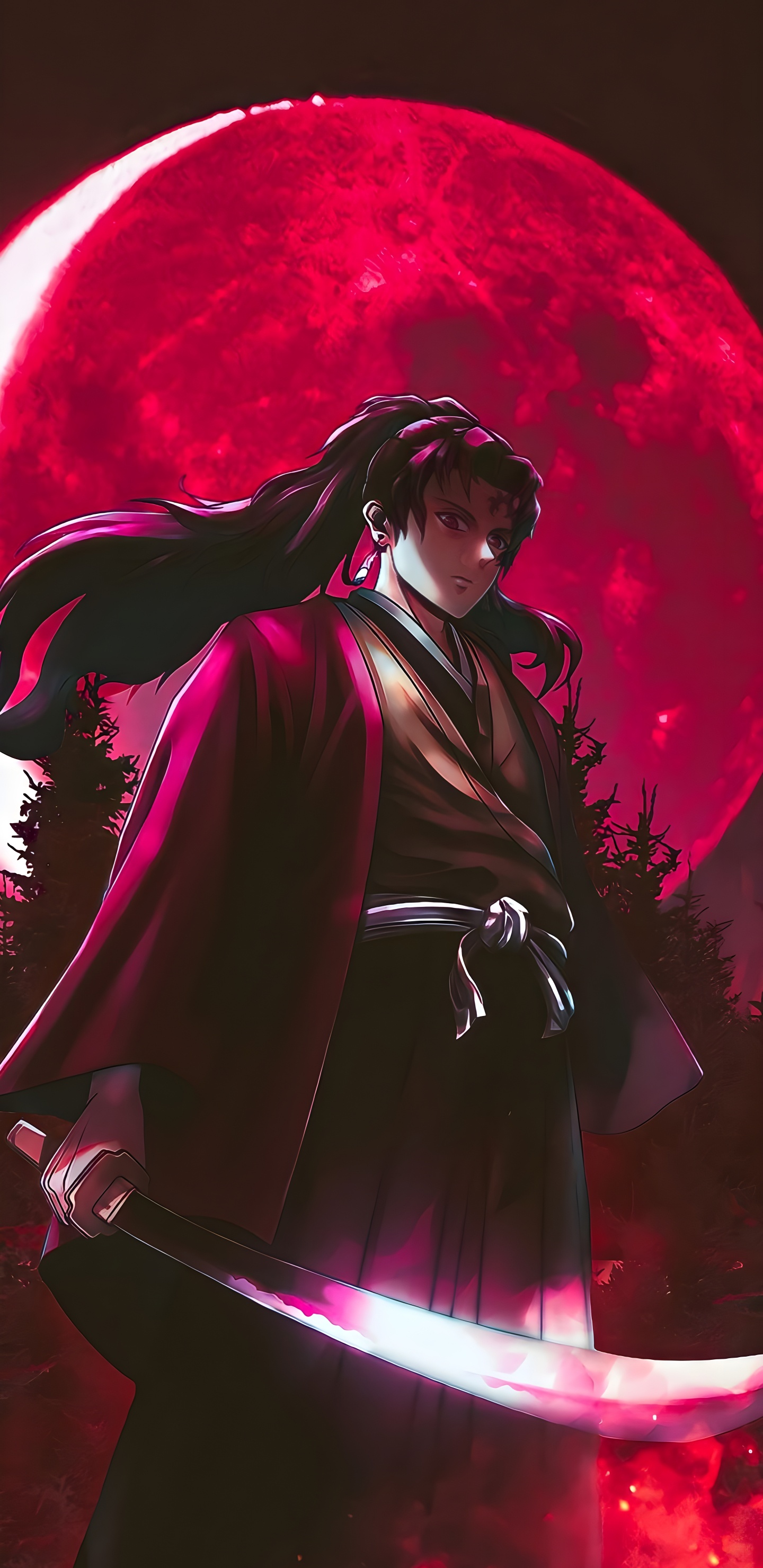 Asesino de Demonios, Asesino de Demonios Kimetsu no Yaiba, Tanjiro Kamado, Anime, Manga. Wallpaper in 1440x2960 Resolution