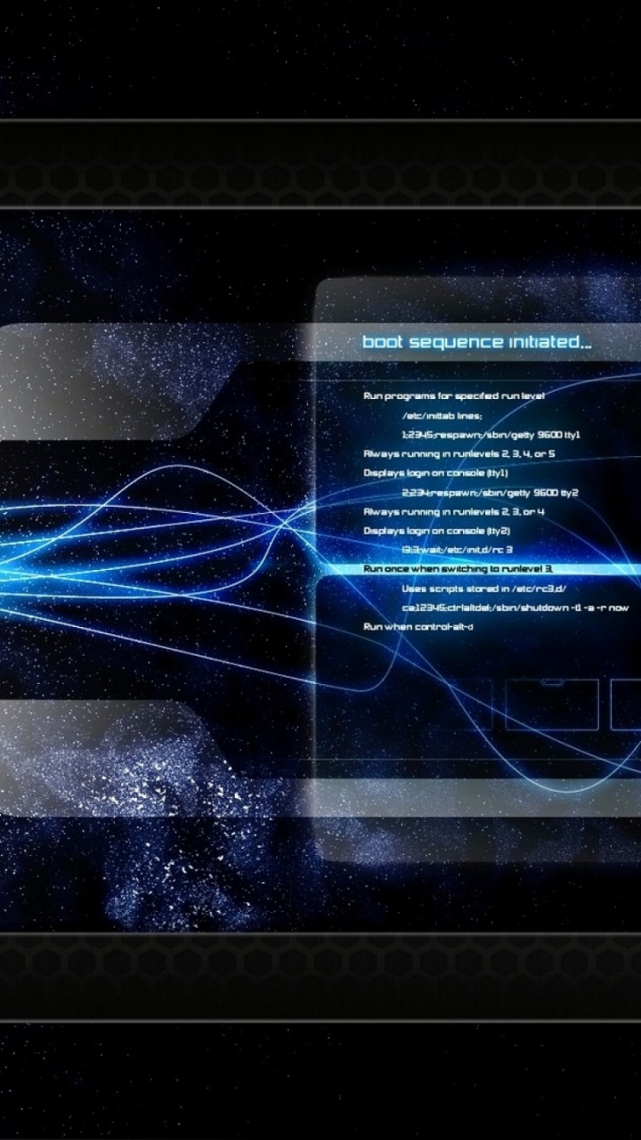 Black Flat Screen tv Turned on Displaying Blue Screen. Wallpaper in 720x1280 Resolution