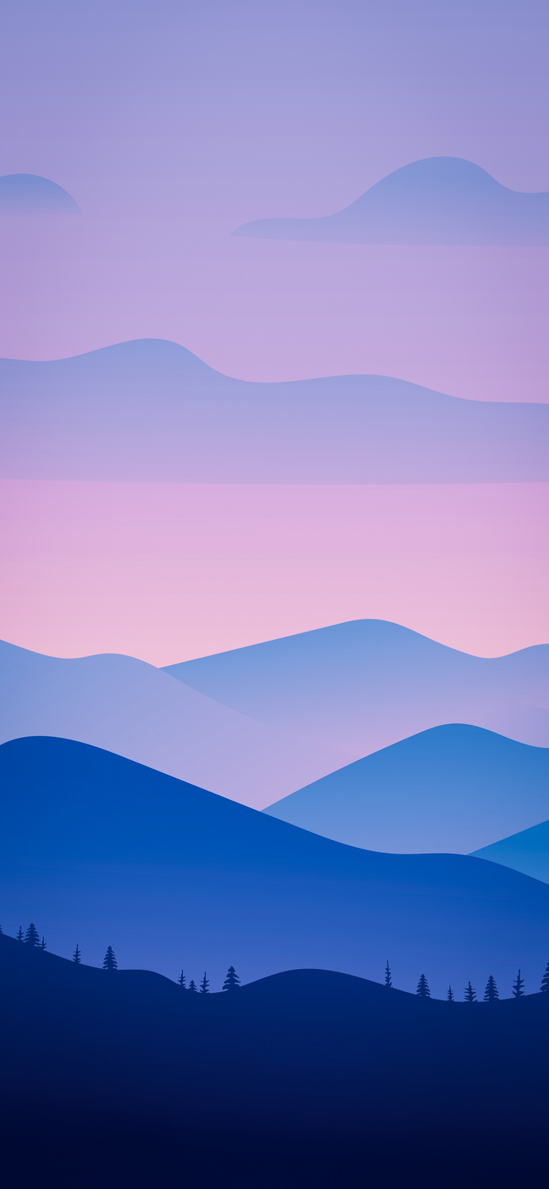 安装的风景, 气氛, 余辉, 自然景观, 日出 壁纸 1125x2436 允许