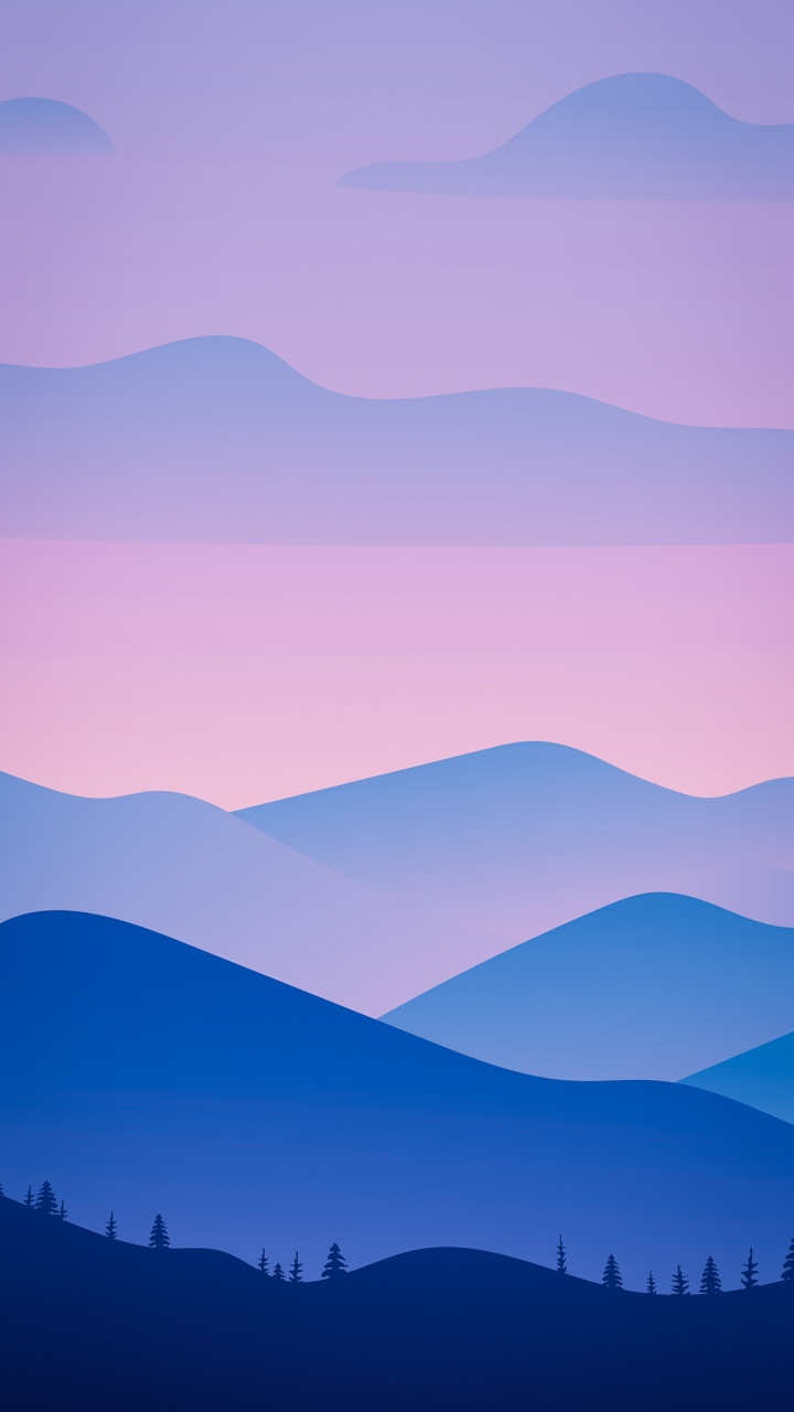 Montaje de Escenografía, Ambiente, Montaña, Afterglow, Paisaje Natural. Wallpaper in 720x1280 Resolution