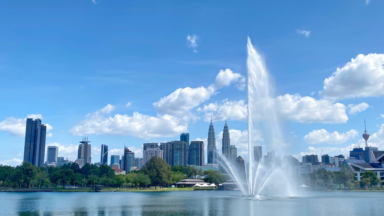 Body of Water, Nature, Fluid, Fountain, Blue. Wallpaper in 1280x720 Resolution