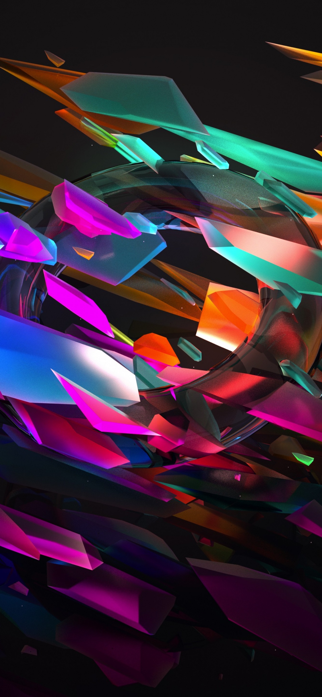 Justin Maller, L'art Numérique, L'art Abstrait, Art, la Pureté de la Couleur. Wallpaper in 1125x2436 Resolution