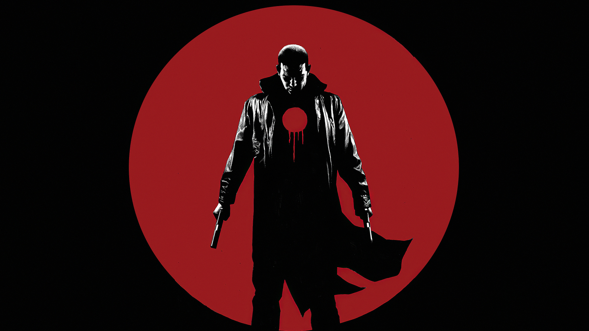 Homme en Costume Noir et Blanc Illustration. Wallpaper in 1920x1080 Resolution