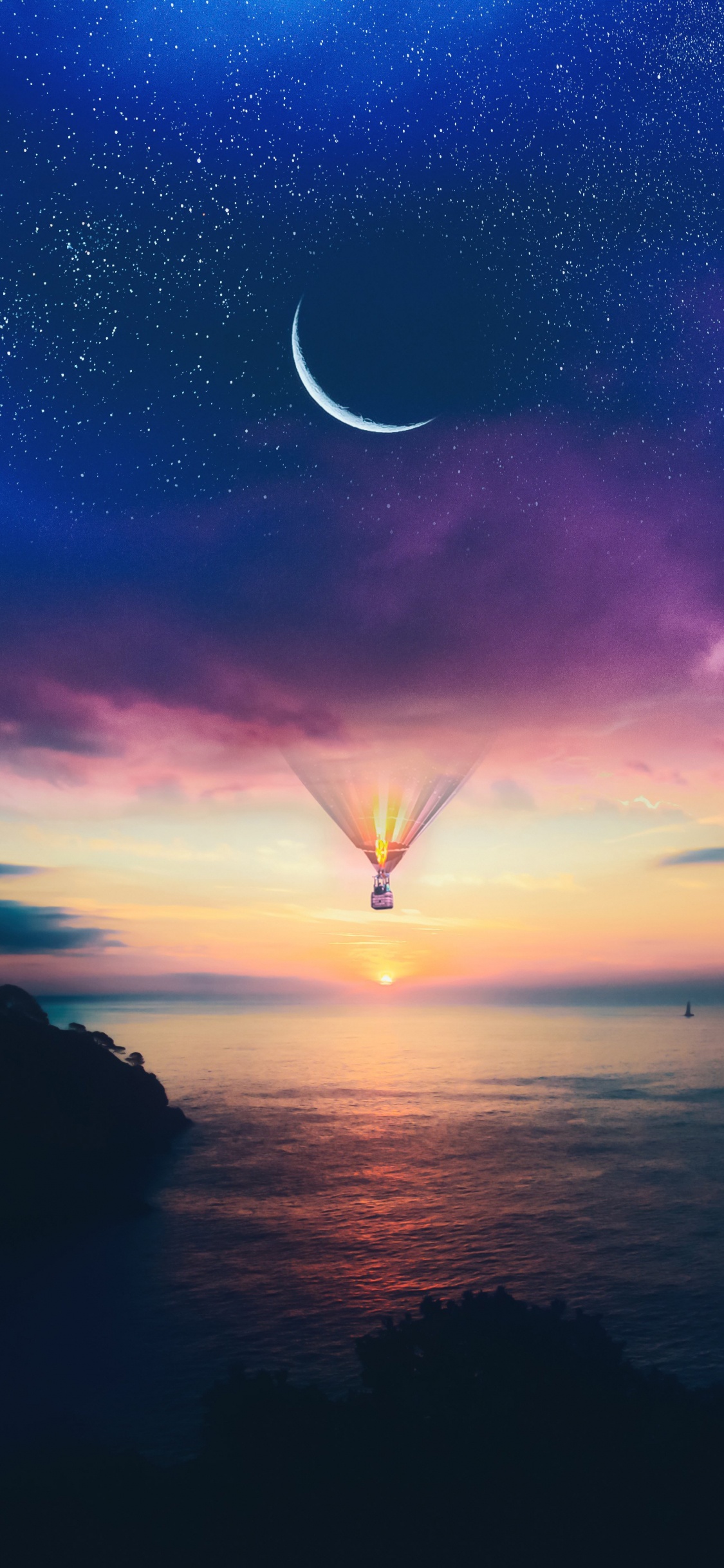 Atmosphäre, Wasser, Cloud, Licht, Natur. Wallpaper in 1125x2436 Resolution