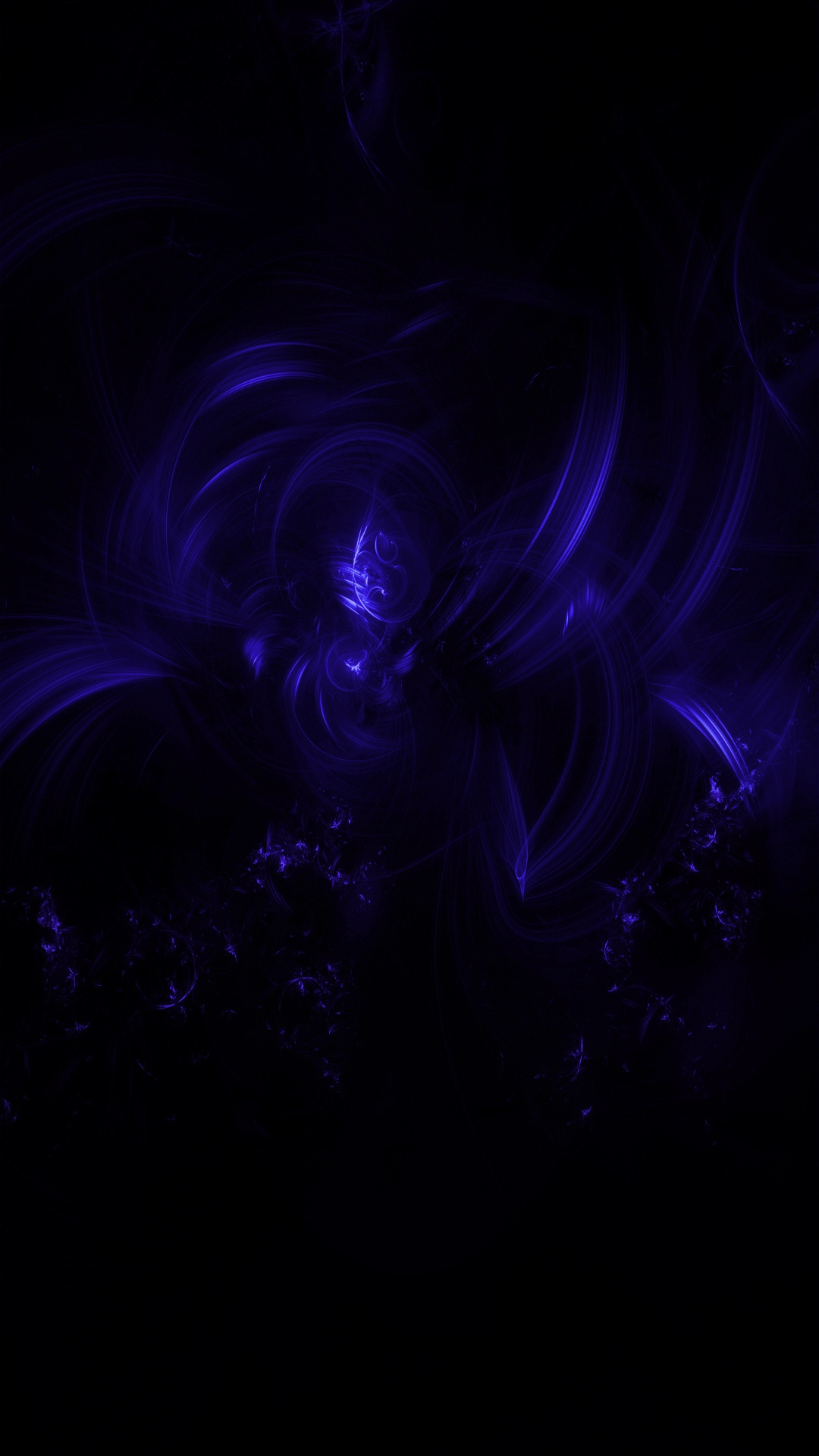 Darkness, Fractal Art, Purple, Violet, Art. Wallpaper in 1080x1920 Resolution