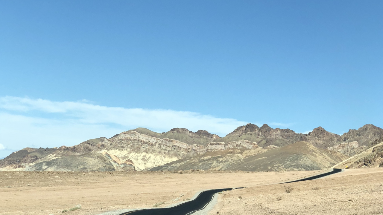 Unis, Nevada, la Vallée de la Mort, Death Valley National Park, Roi. Wallpaper in 1280x720 Resolution