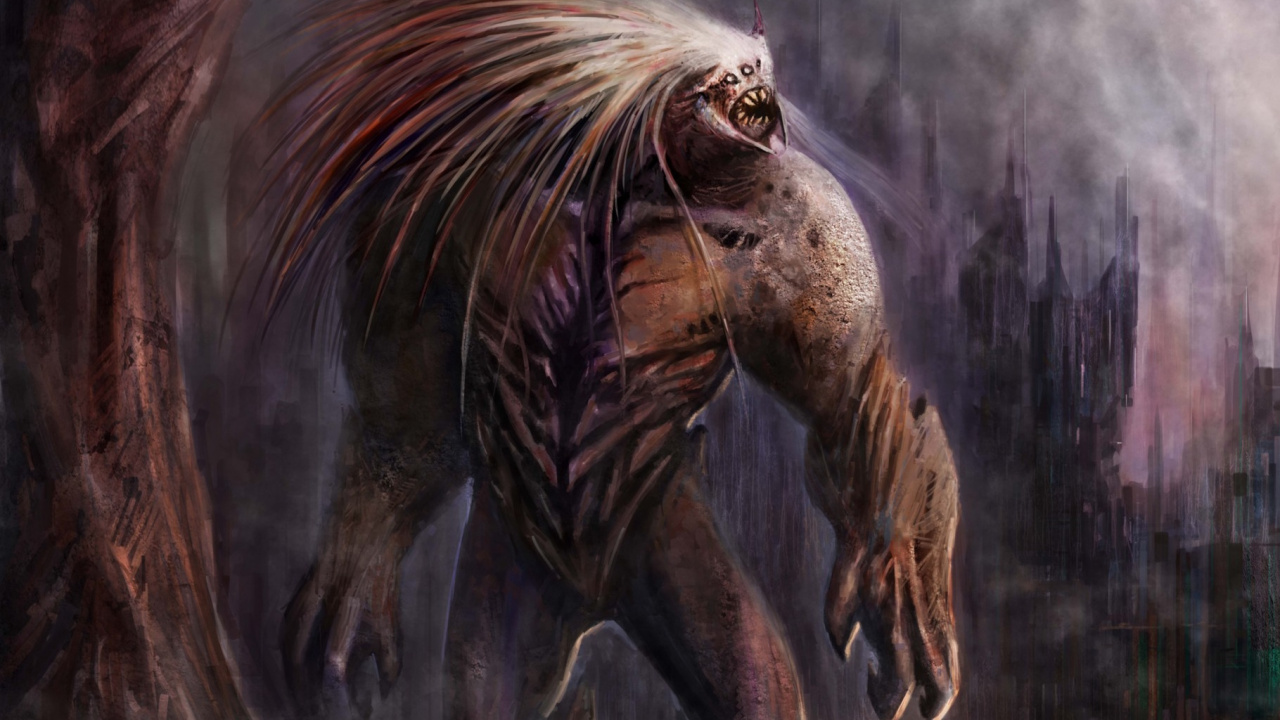 Peinture de Lion Marron et Blanc. Wallpaper in 1280x720 Resolution