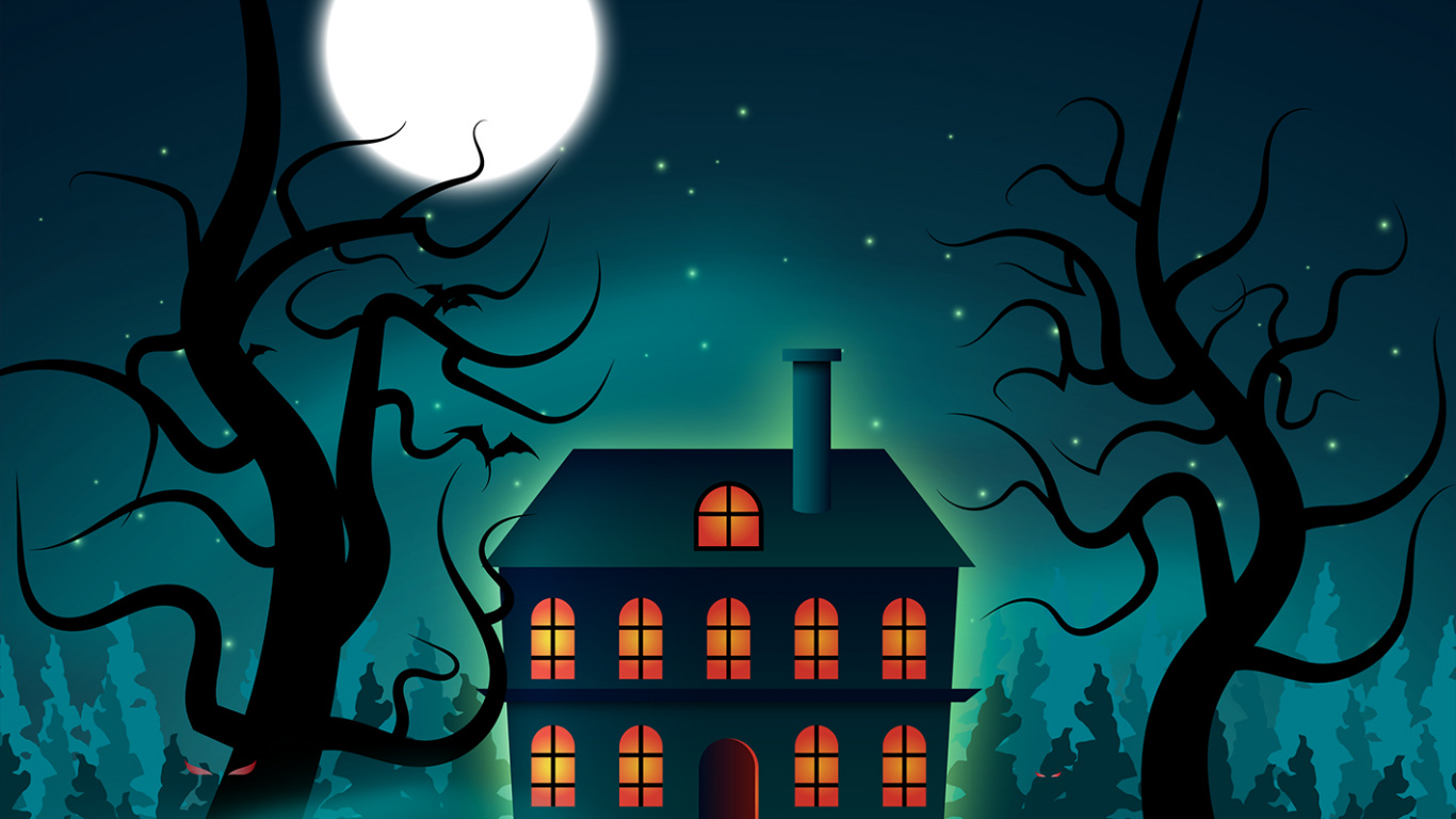 Helloween, Sucursal, Objeto Astronómico, Ramita, Invierno. Wallpaper in 1366x768 Resolution