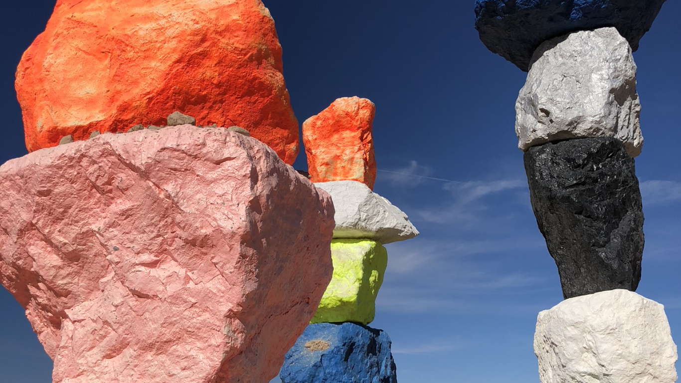 Las Vegas, Usa, Rock, Artifact, Natural Material. Wallpaper in 1366x768 Resolution