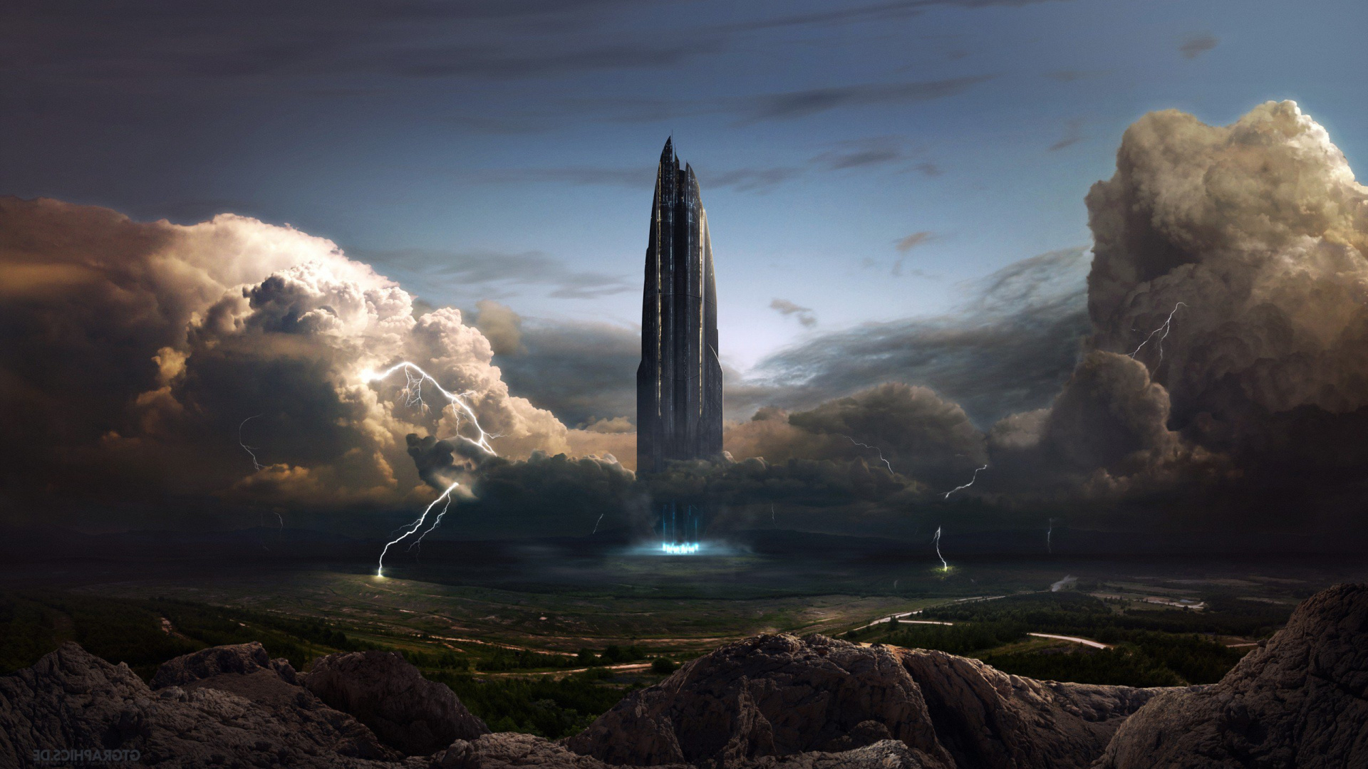 科幻, 科幻小说, 性质, 气氛, 空间 壁纸 1920x1080 允许