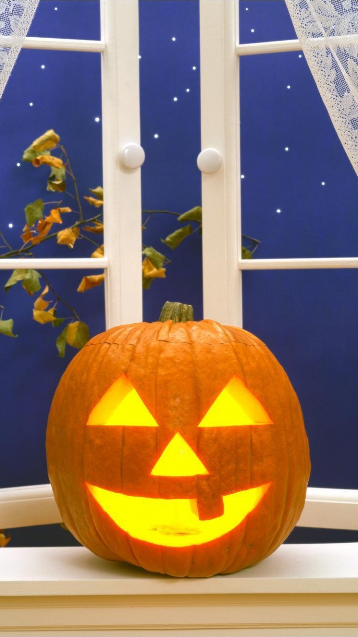Halloween, Party, Pumpkin, Calabaza, Orange. Wallpaper in 720x1280 Resolution