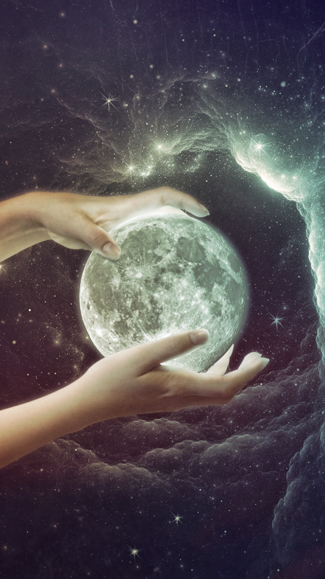 Person Holding White and Gray Ball. Wallpaper in 1080x1920 Resolution