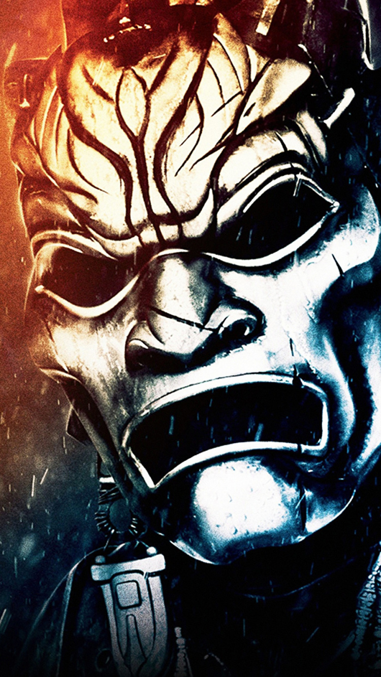 Pintura de Calavera en Blanco y Negro. Wallpaper in 750x1334 Resolution