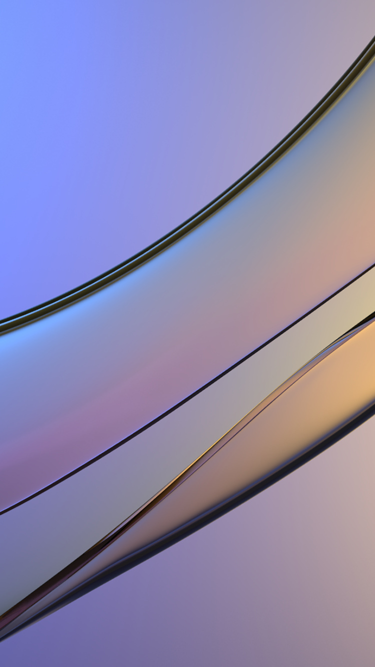 Huawei Matebook, 2017年七月j7, 安卓, 琥珀色, 电蓝色的 壁纸 750x1334 允许