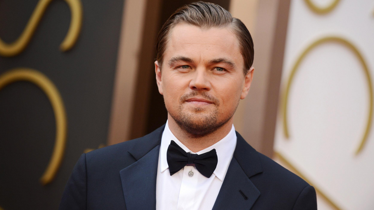 Leonardo Dicaprio, Traje, Ropa Formal, Tuxedo, el Vello Facial. Wallpaper in 1280x720 Resolution