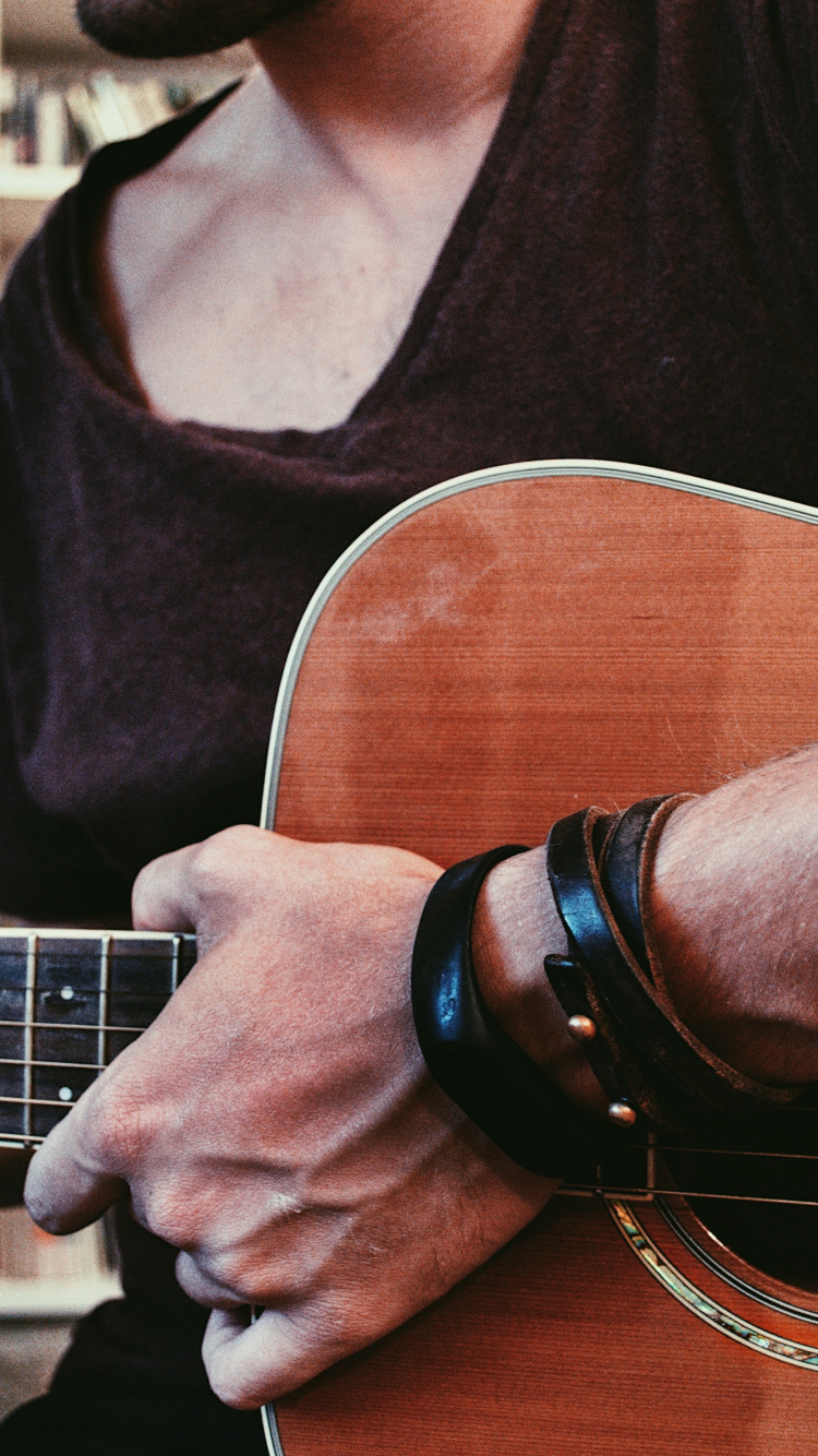 Akustikgitarre, Gezupfte Saiteninstrumente, Gitarrist, Musiker, Jazz-Gitarrist. Wallpaper in 750x1334 Resolution