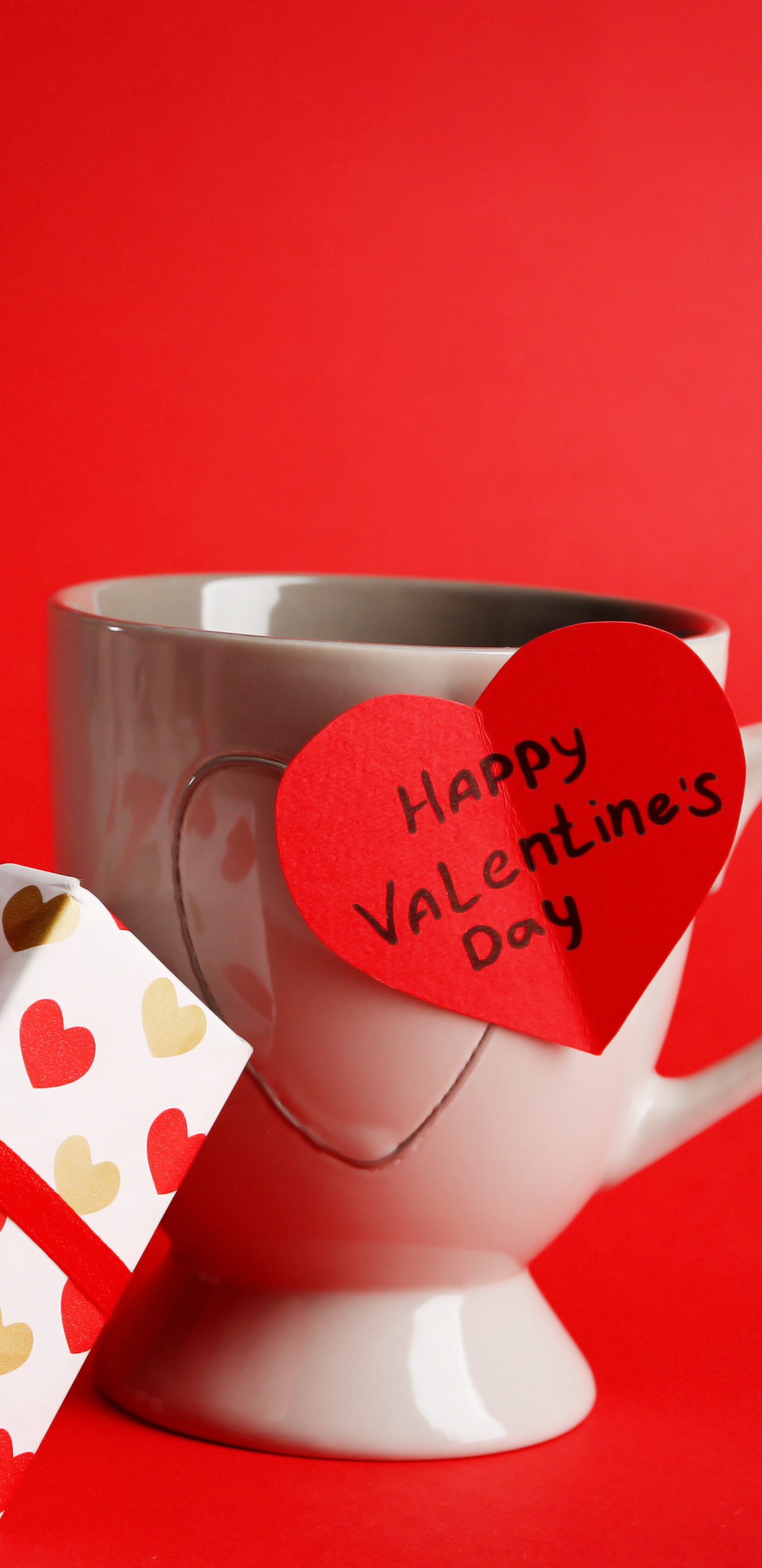 Valentines Tag, Cup, Kaffeetasse, Liebe, Februar 14. Wallpaper in 1440x2960 Resolution