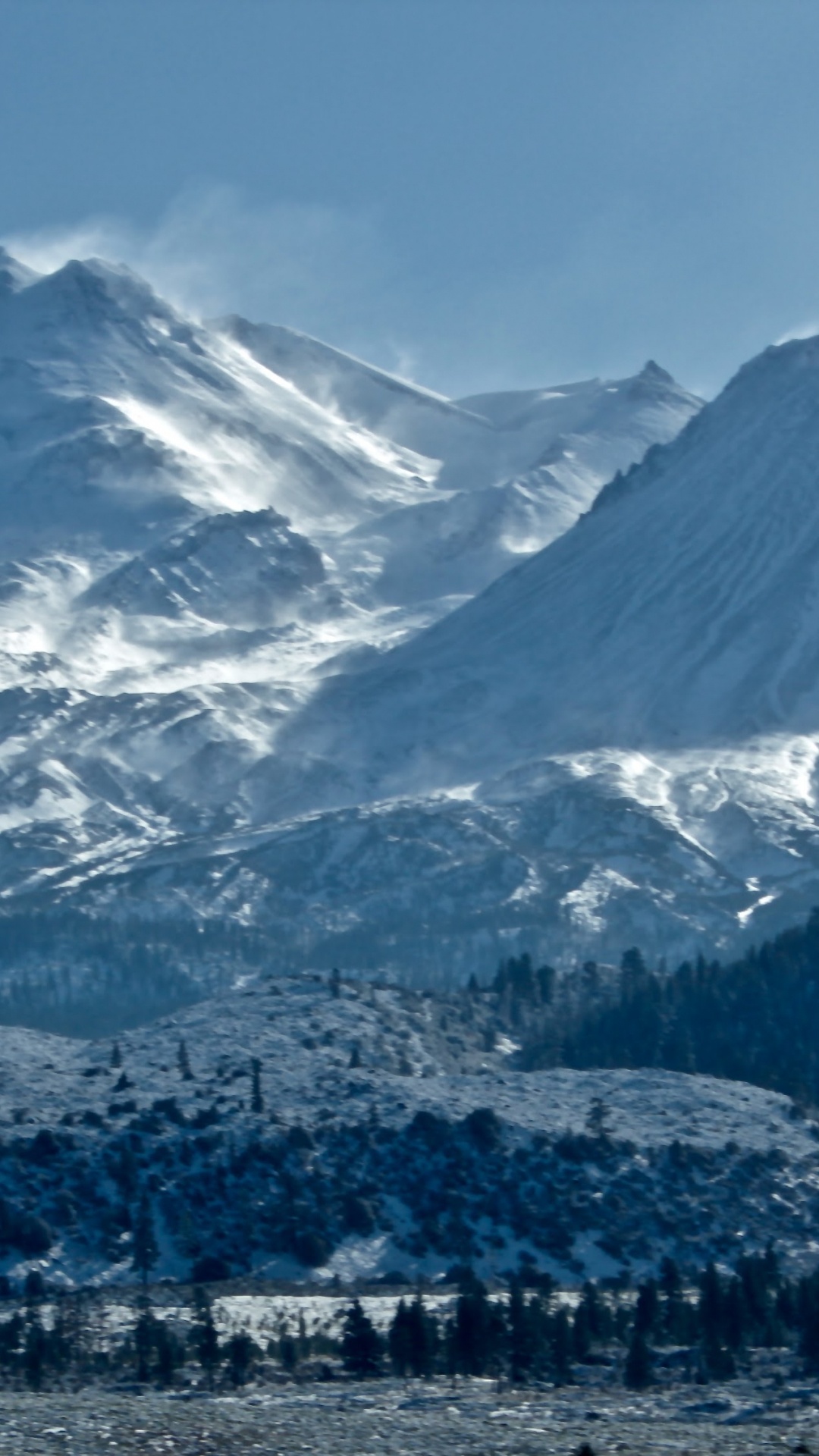 Montagne Couverte de Neige Pendant la Journée. Wallpaper in 1080x1920 Resolution