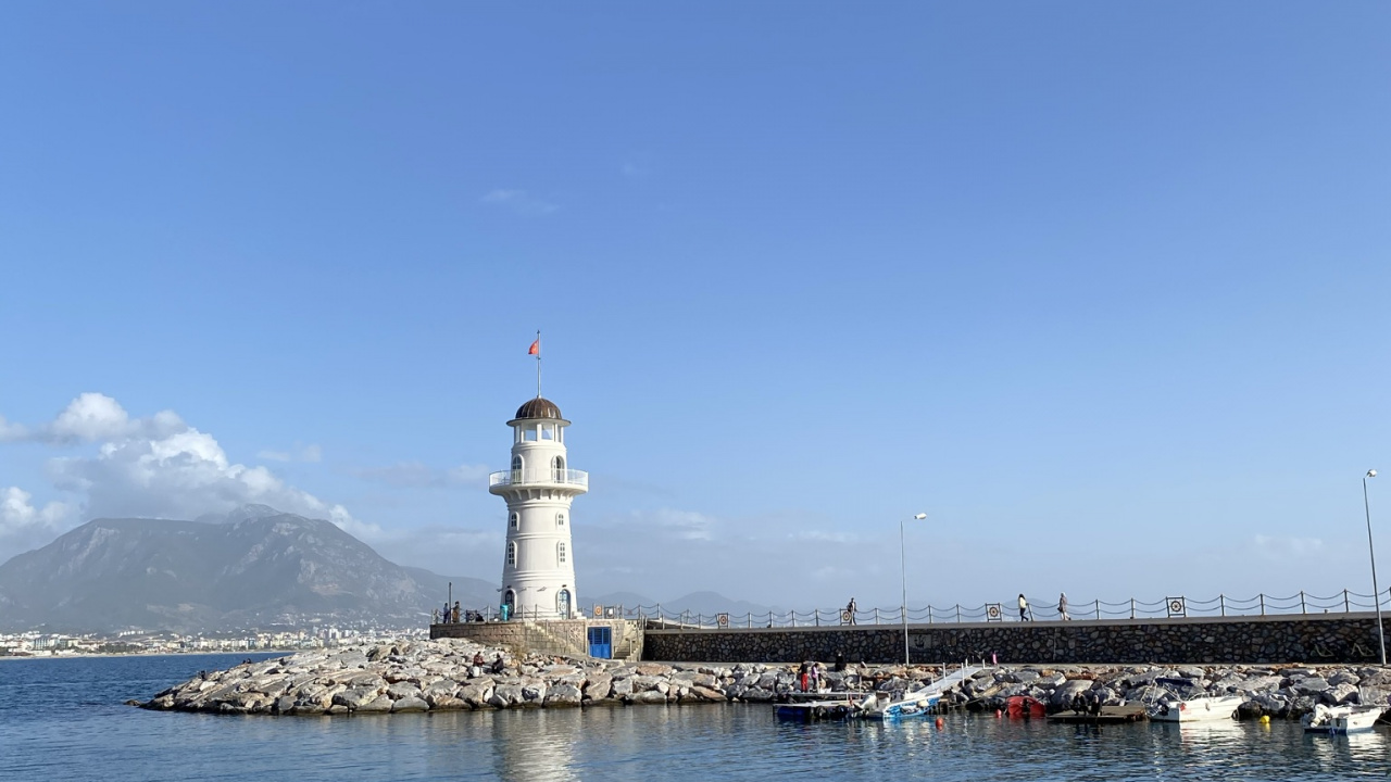 Sea, Taketomi Island, Water, Cloud, Lighthouse. Wallpaper in 1280x720 Resolution