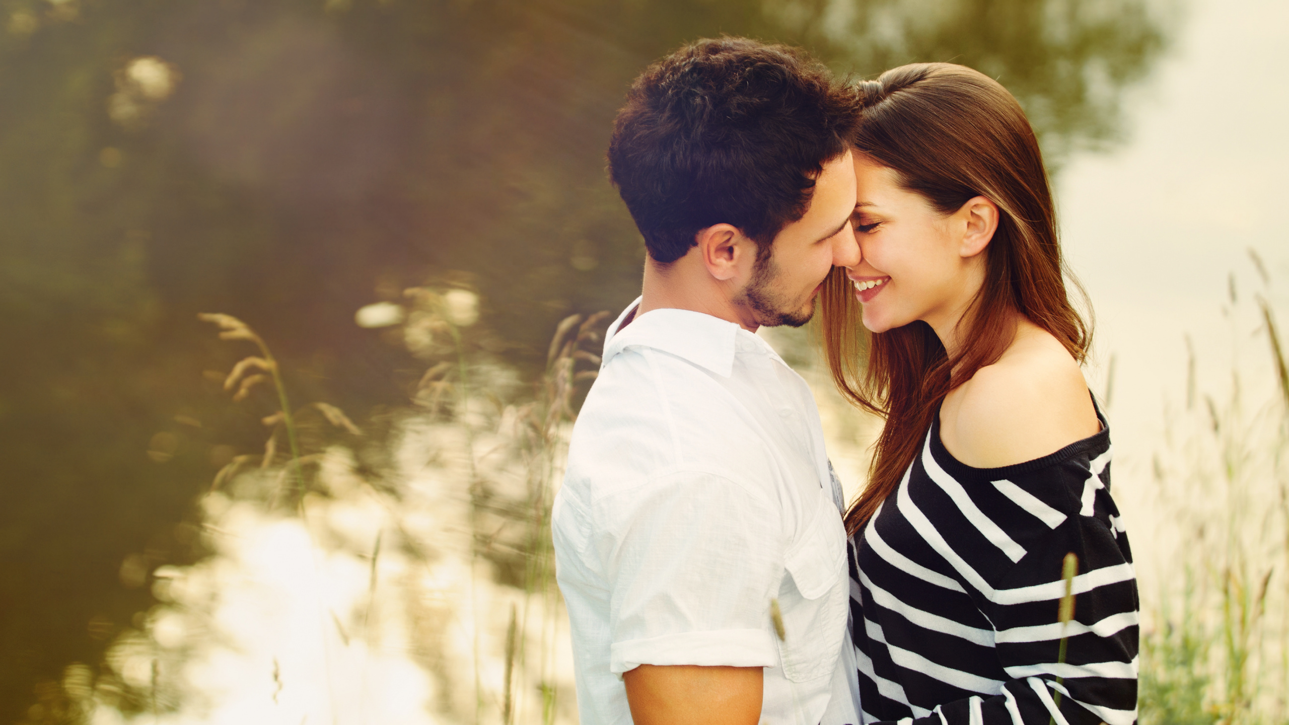 Romance, People in Nature, Love, Forehead, Beauty. Wallpaper in 2560x1440 Resolution